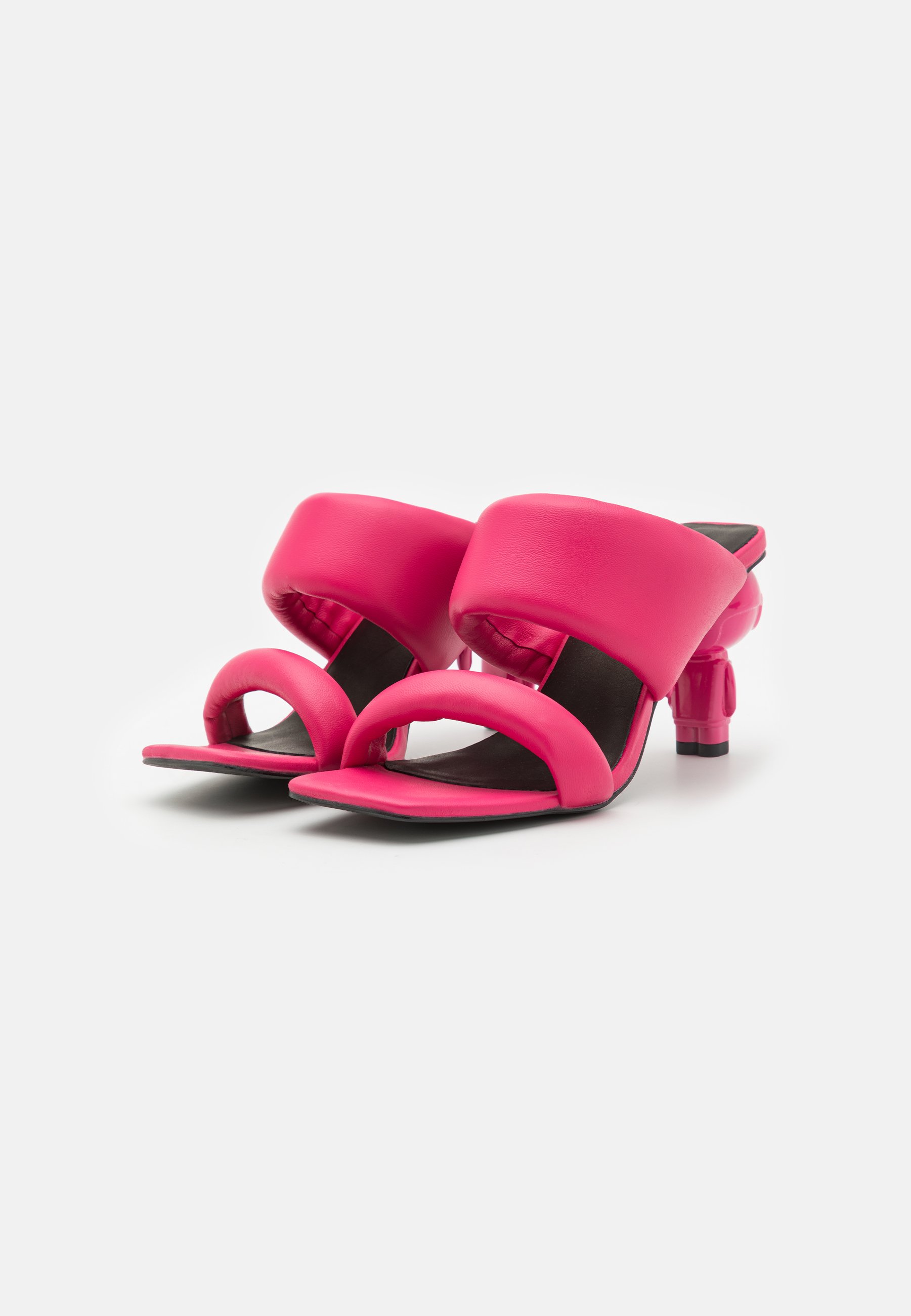 IKON HEEL PADDED STRAP - Heeled mules