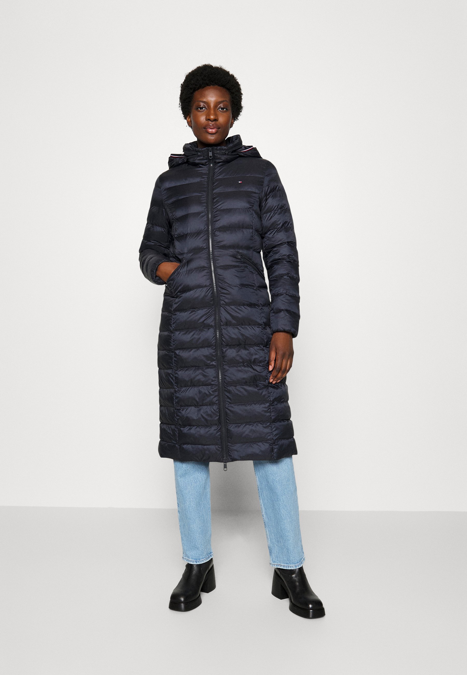 PADDED GLOBAL STRIPE MAXI - Winter coat