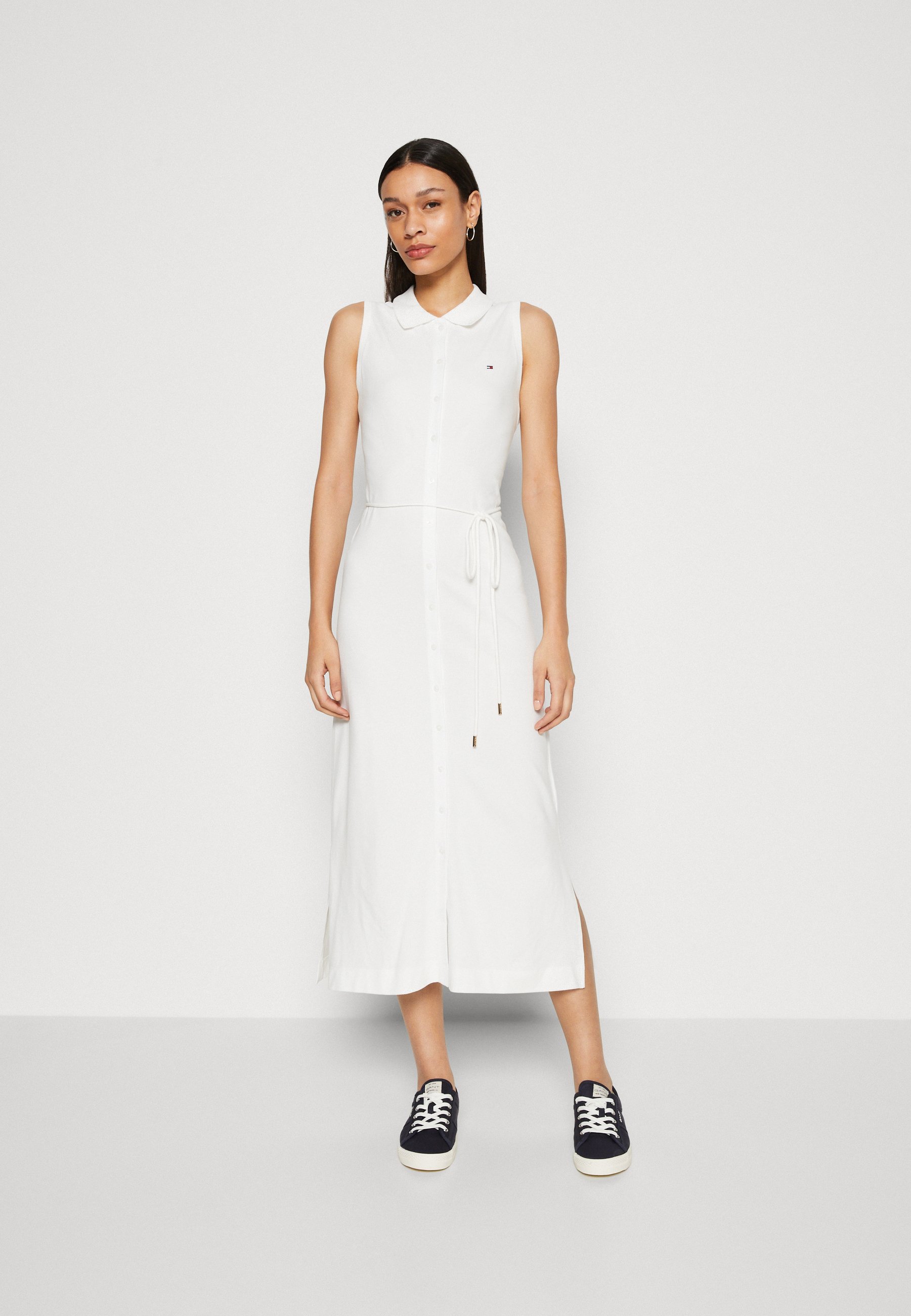 SLM COLLR DTAIL MIDI DRS NS - Shirt dress