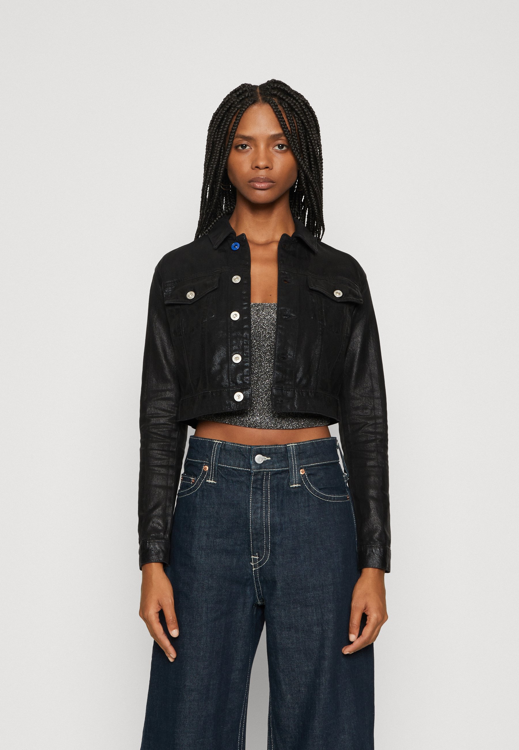 CROPPED JACKET - Denim jacket