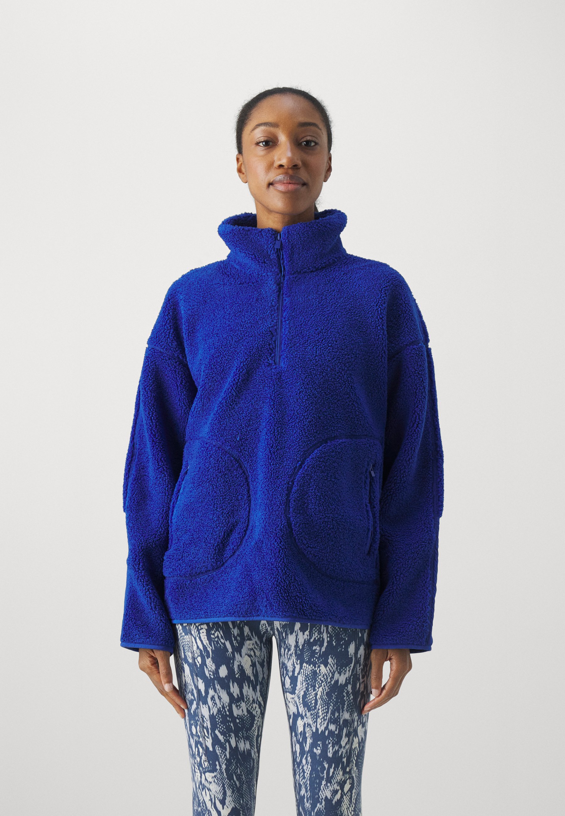 TEXTURED HALF ZIP - Fleece jumper