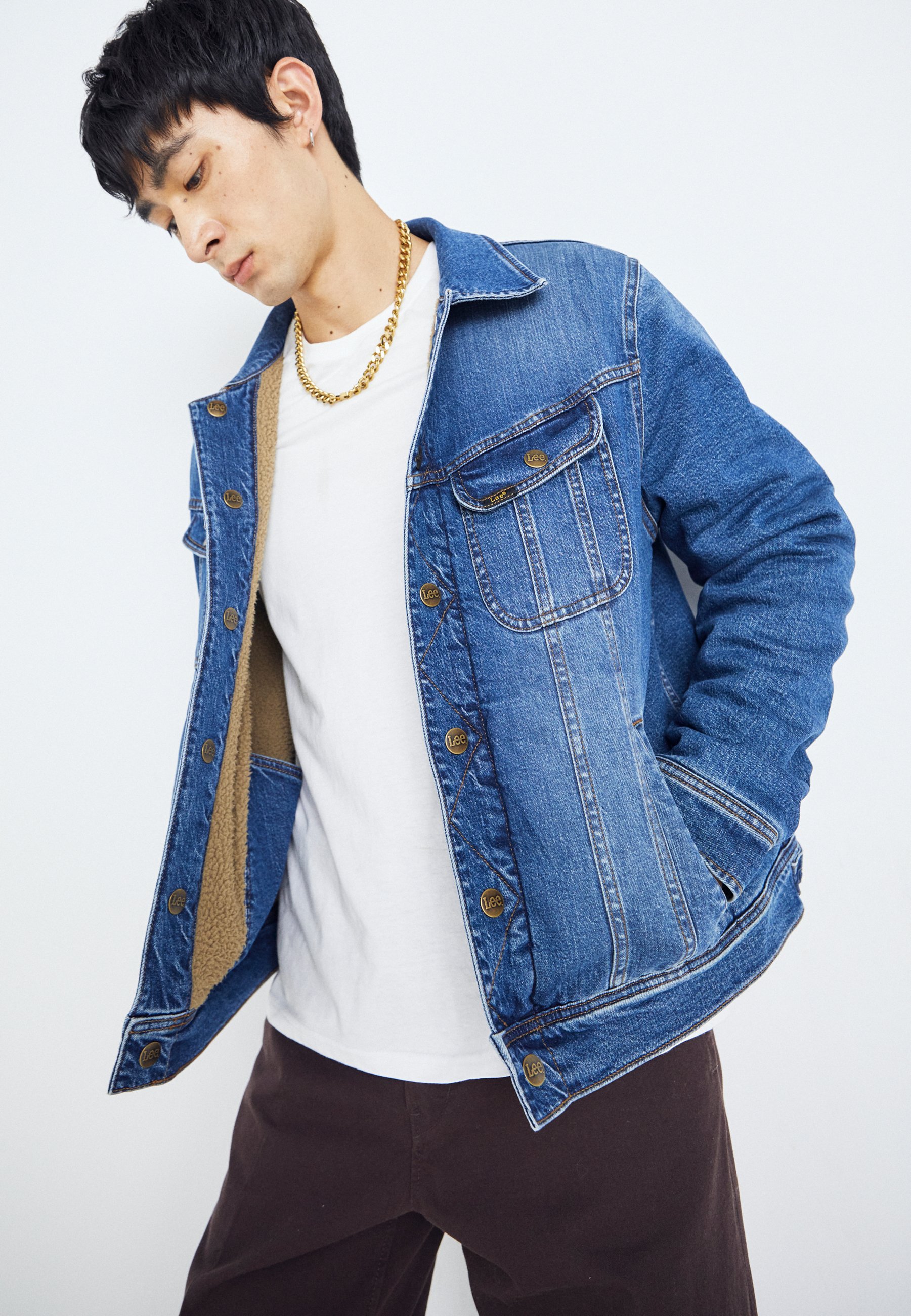 REVERSABLE RIDER JACKET - Denim jacket