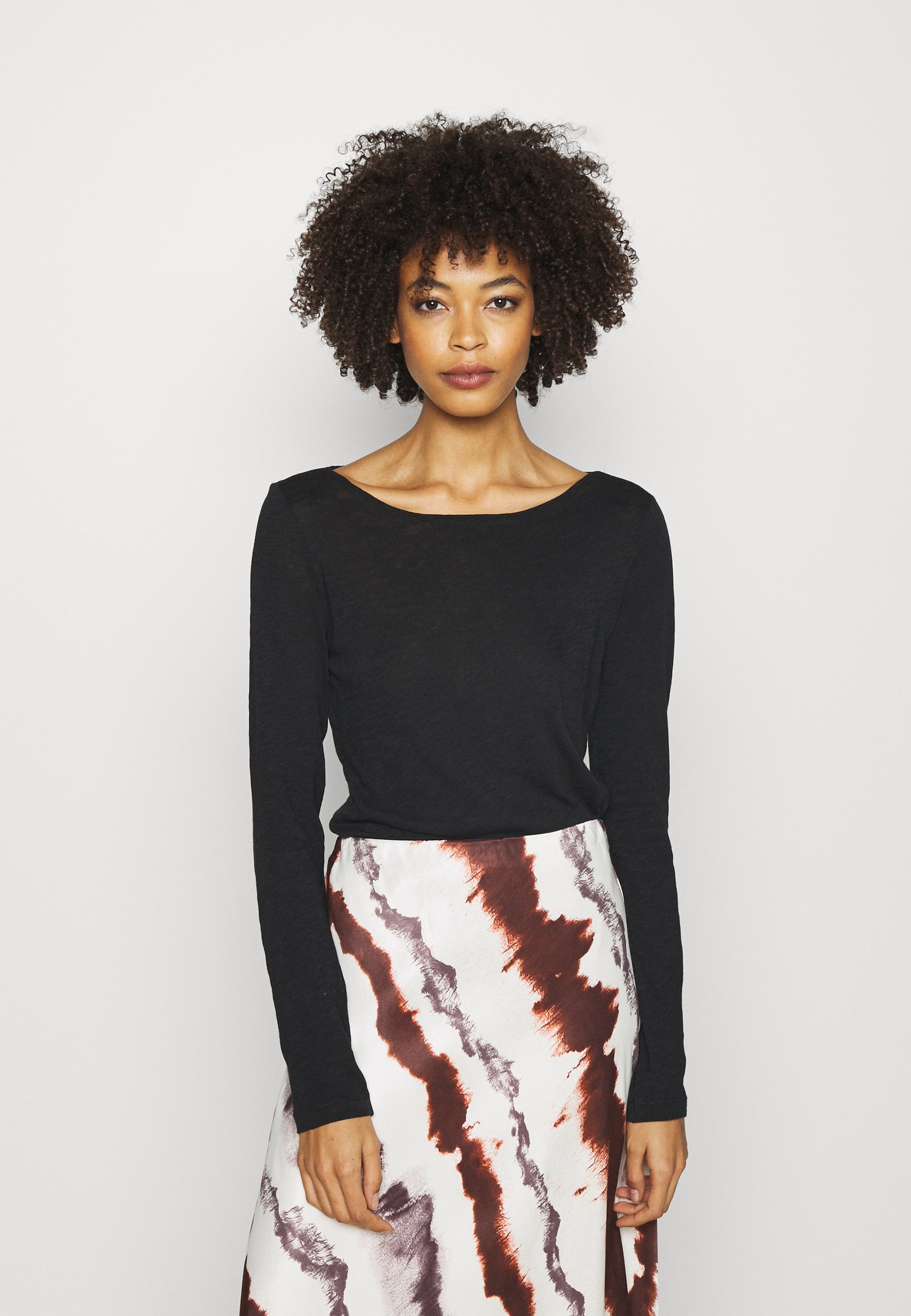 LONG SLEEVE BOAT NECK - Long sleeved top