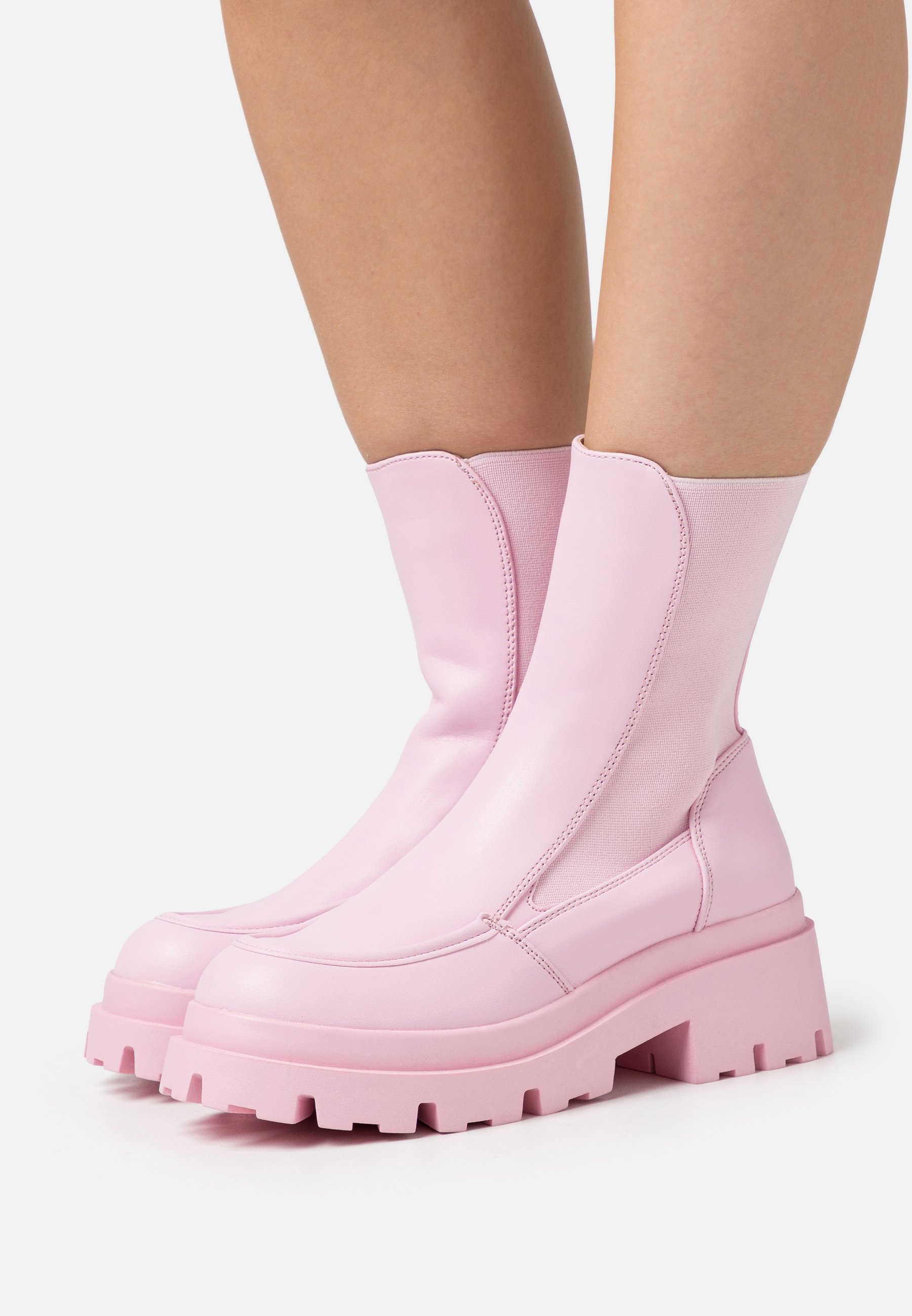 Platform ankle boots