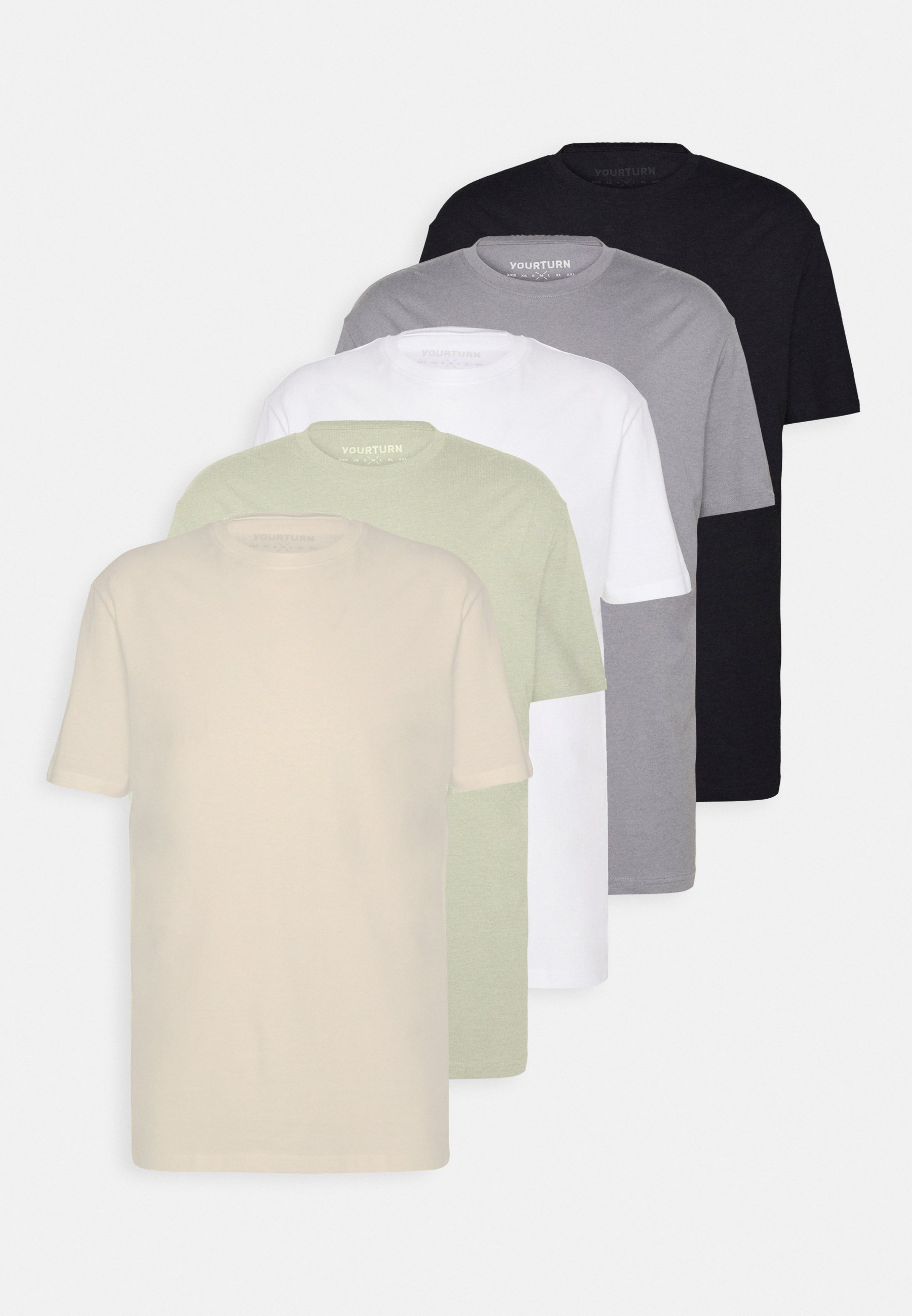 UNISEX 5 PACK - Basic T-shirt
