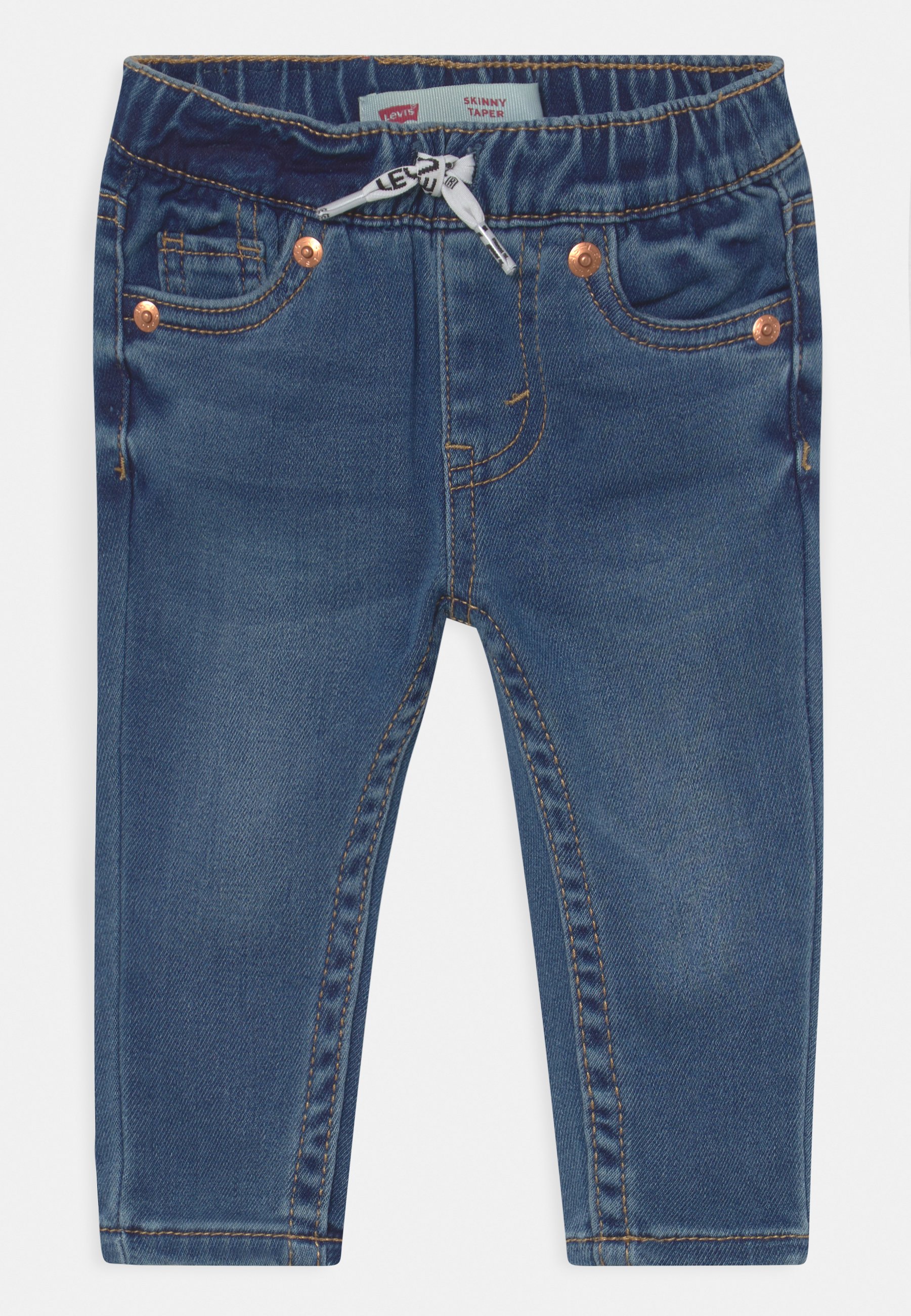 DOBBY PULL ON PANTS - Jeans Skinny Fit