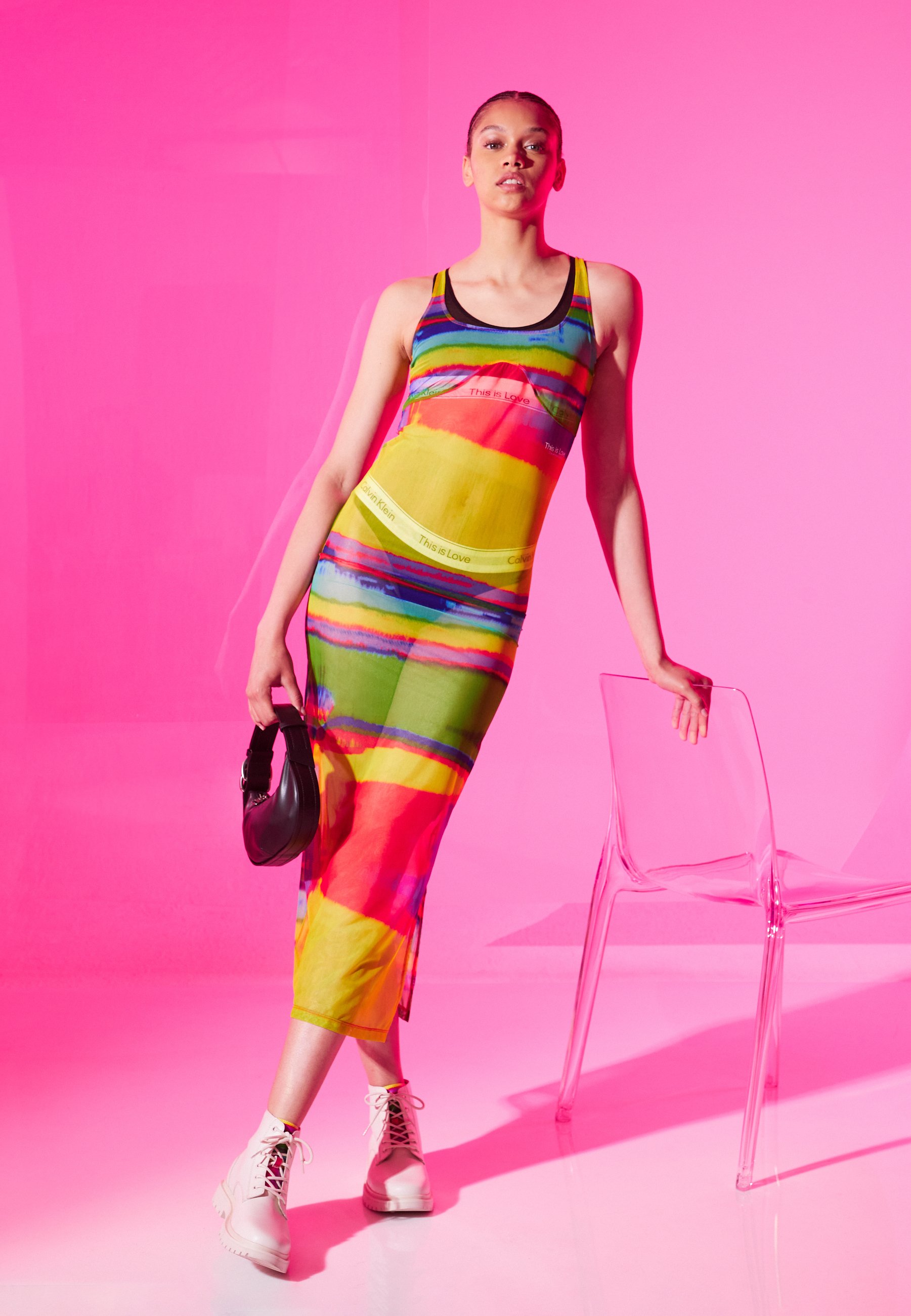 RACER BACK TANK DRESS - Maxi dress
