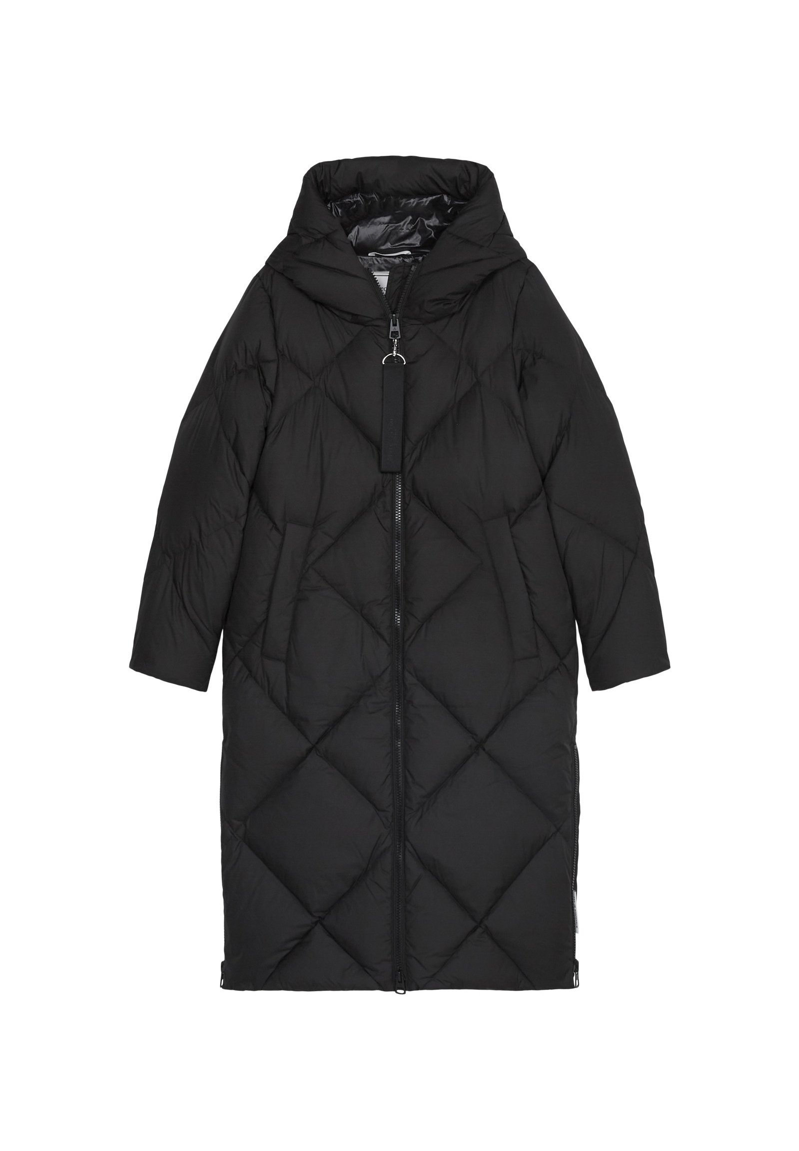 DIAMOND QUILTING WELT POCKETS SIDE SLITS - Classic coat