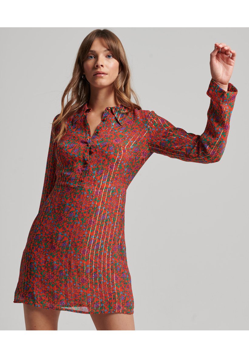 STUDIOS BUTTON FRONT- Shirt dress