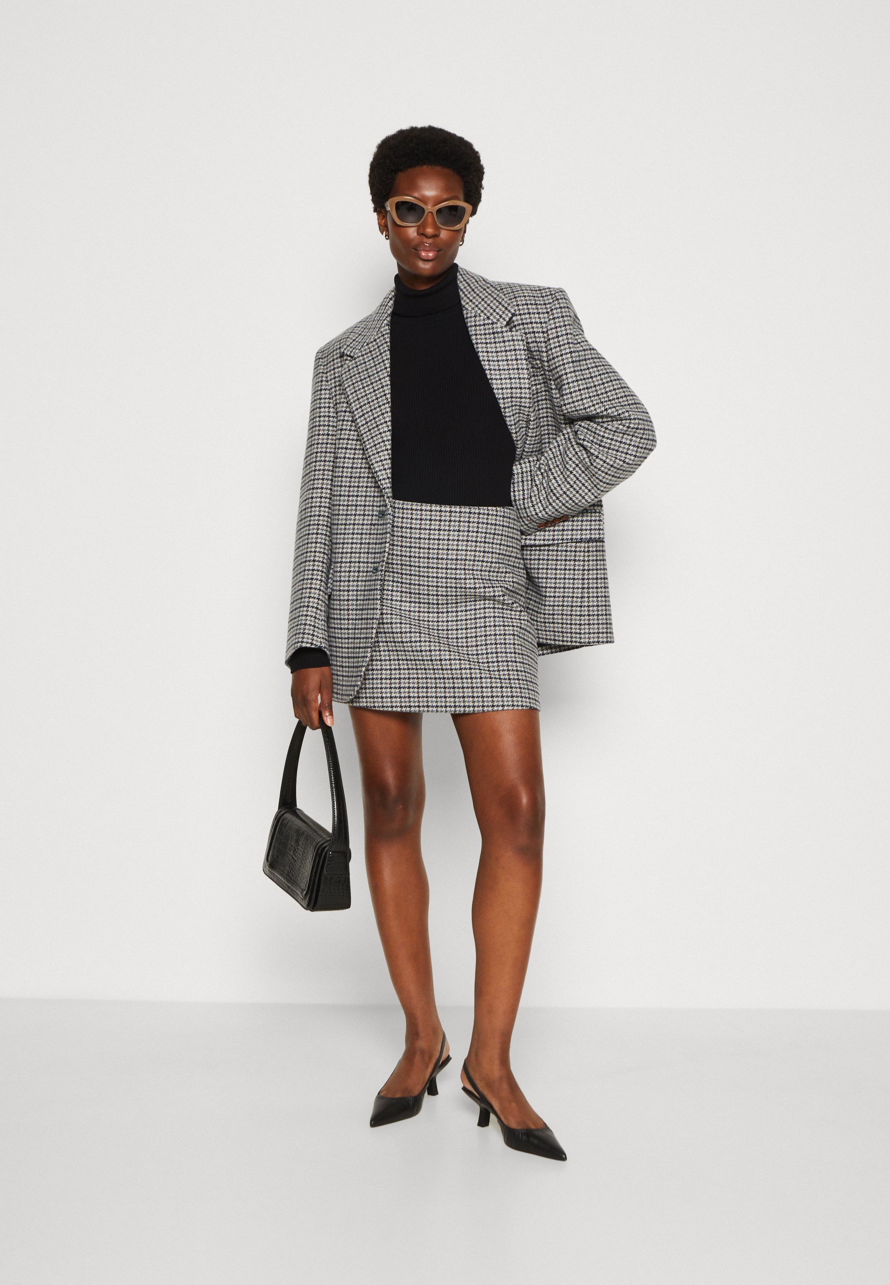 CHECK SKIRT - A-line skirt