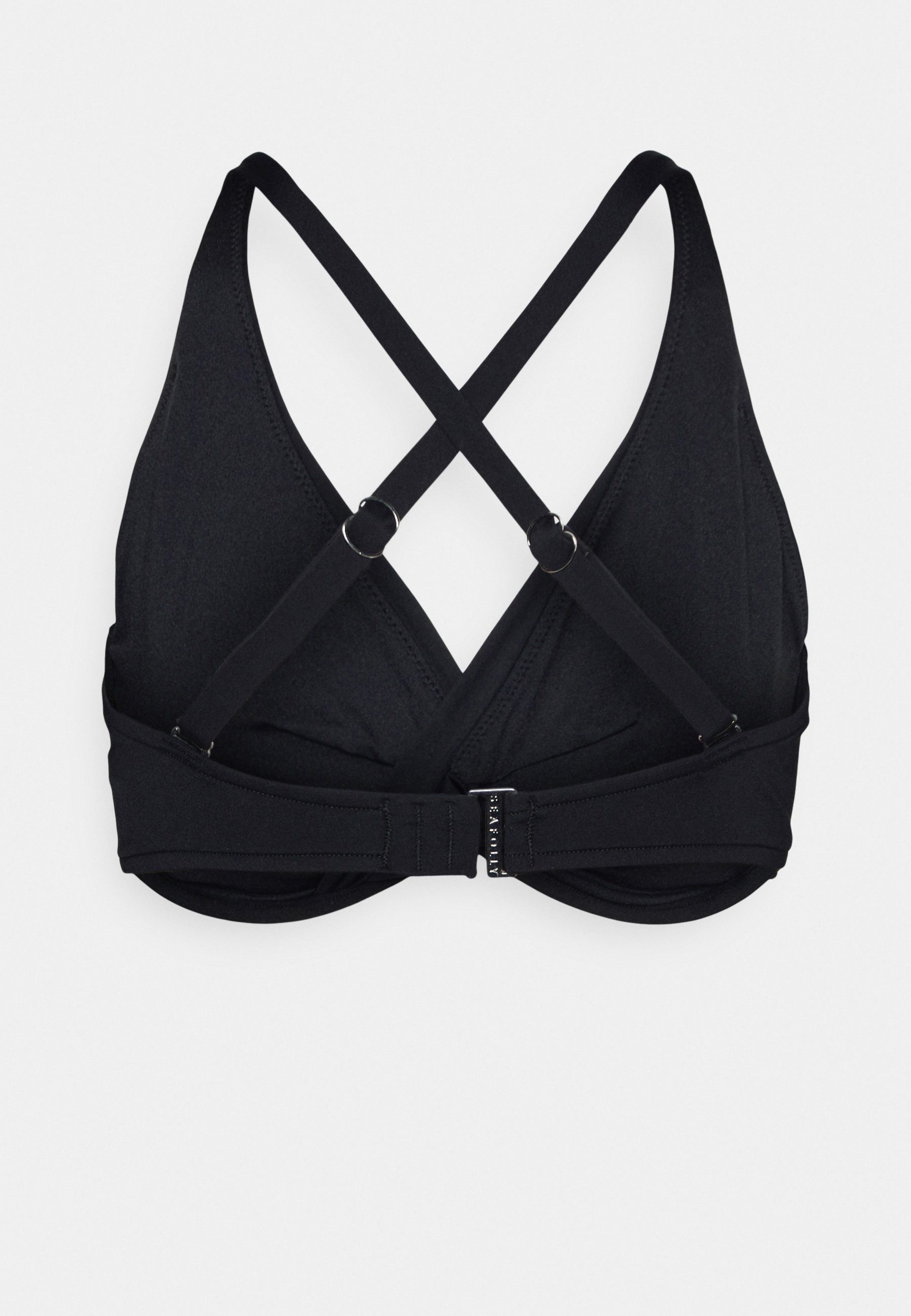 COLLECTIVE WRAP FRONT CUP BRA - Bikini top