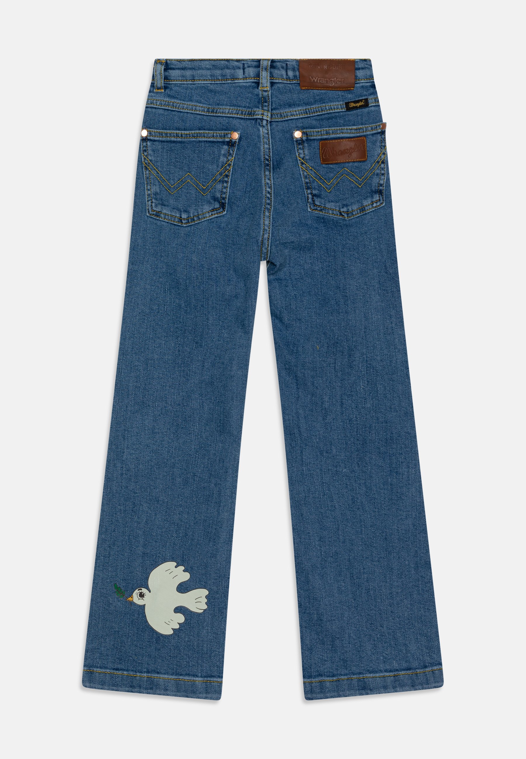 PEACE DOVE UNISEX - Flared Jeans