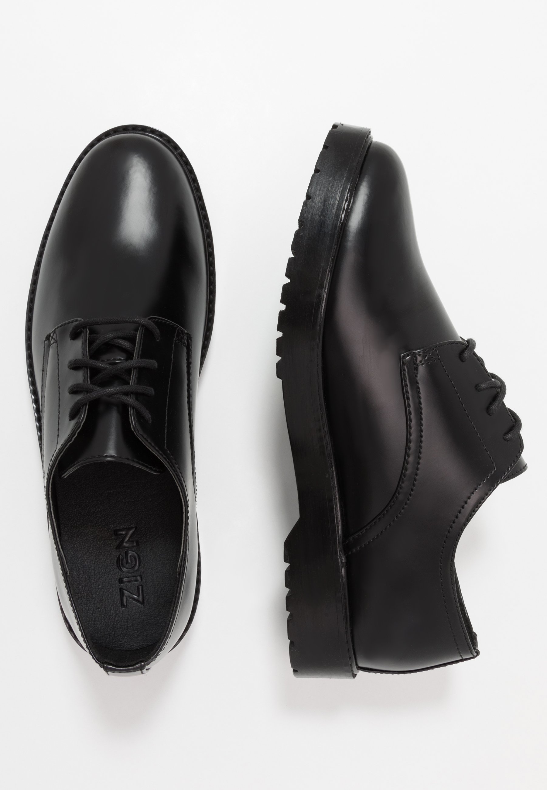 LEATHER UNISEX - Smart lace-ups