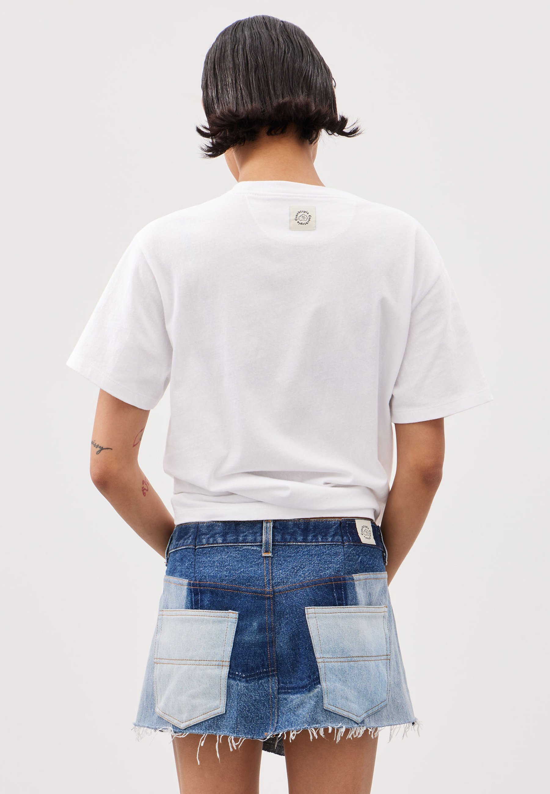 COACHTOPIA REPURPOSED SKIRT - Denim skirt