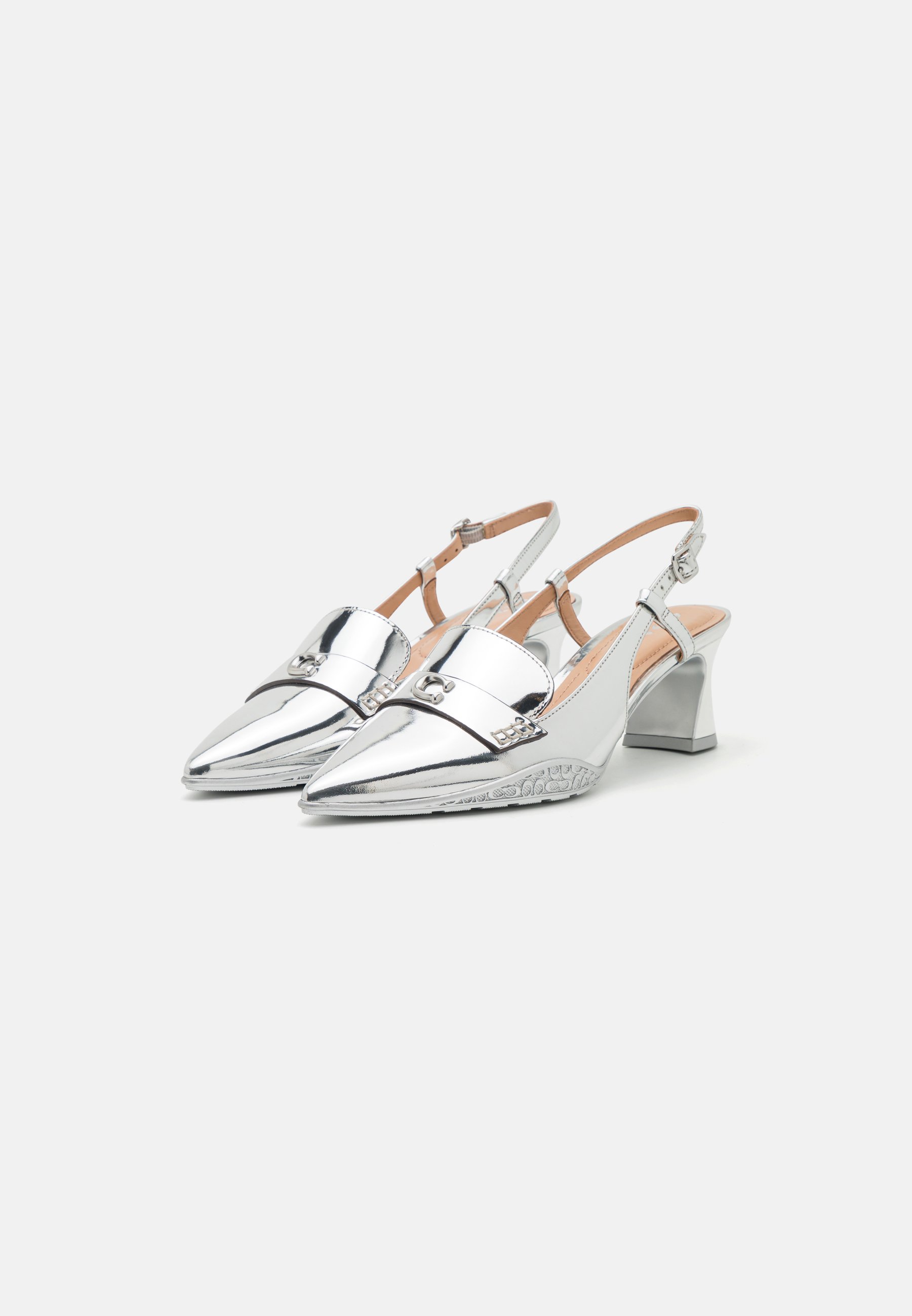 NIKOLA METALLIC HYBRID SLINGBACK - Classic heels