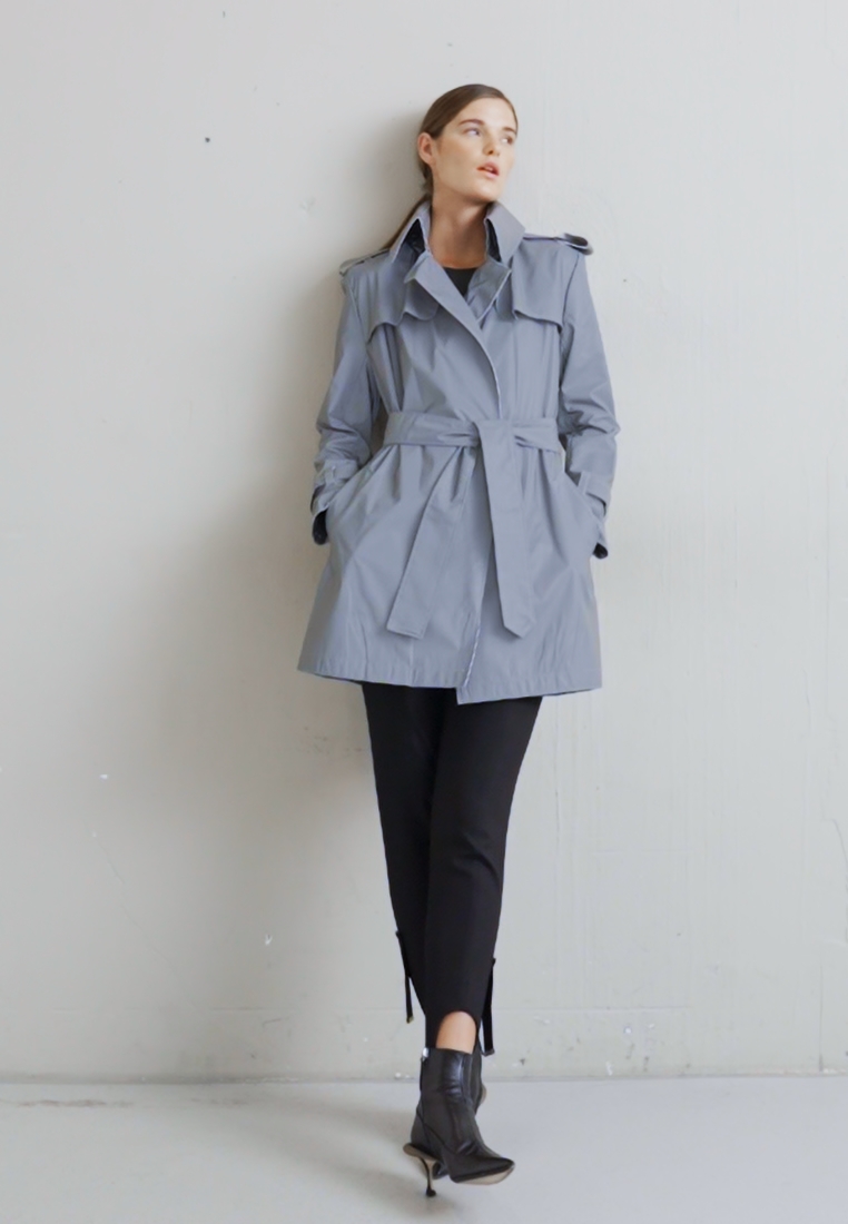 DOUBLE BREASTED MINI - Trenchcoat