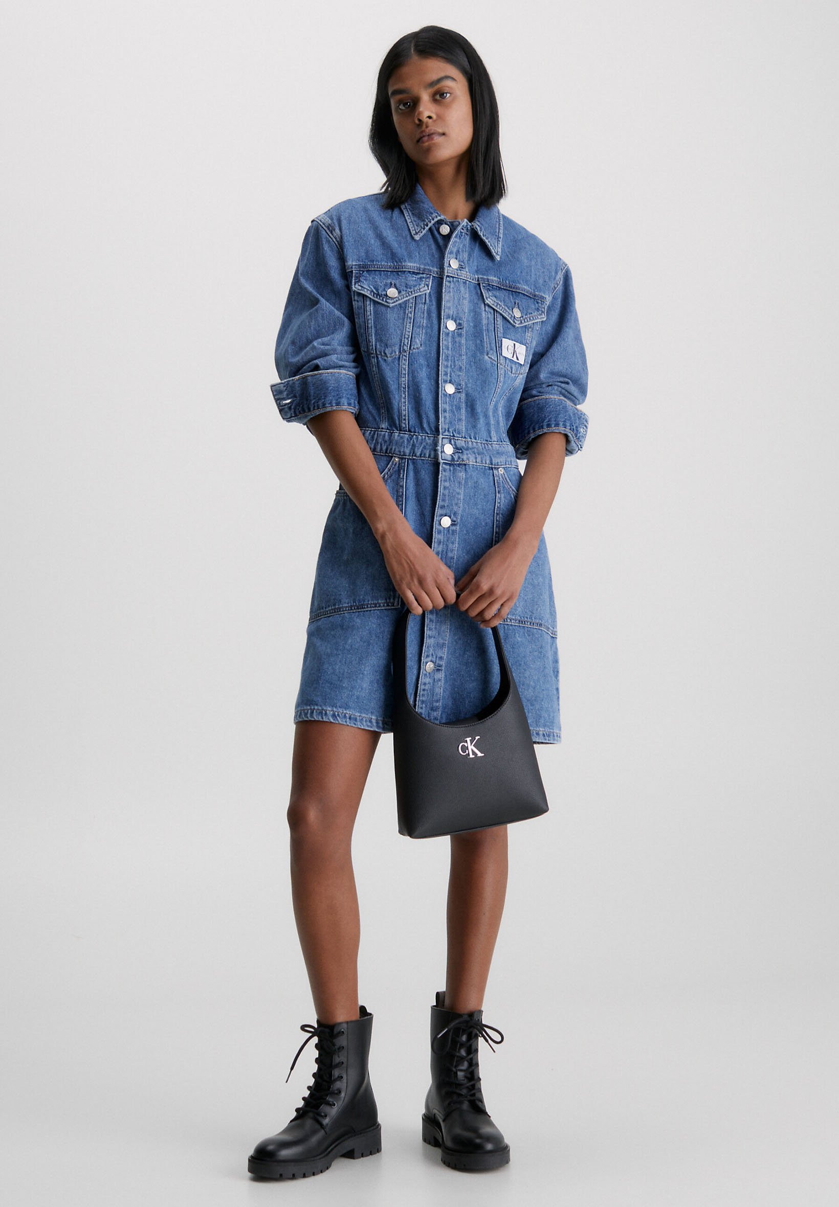 TRUCKER - Denim dress