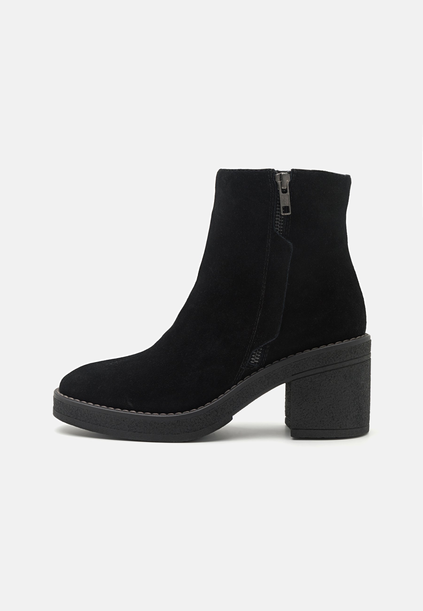 LEATHER - Platform ankle boots