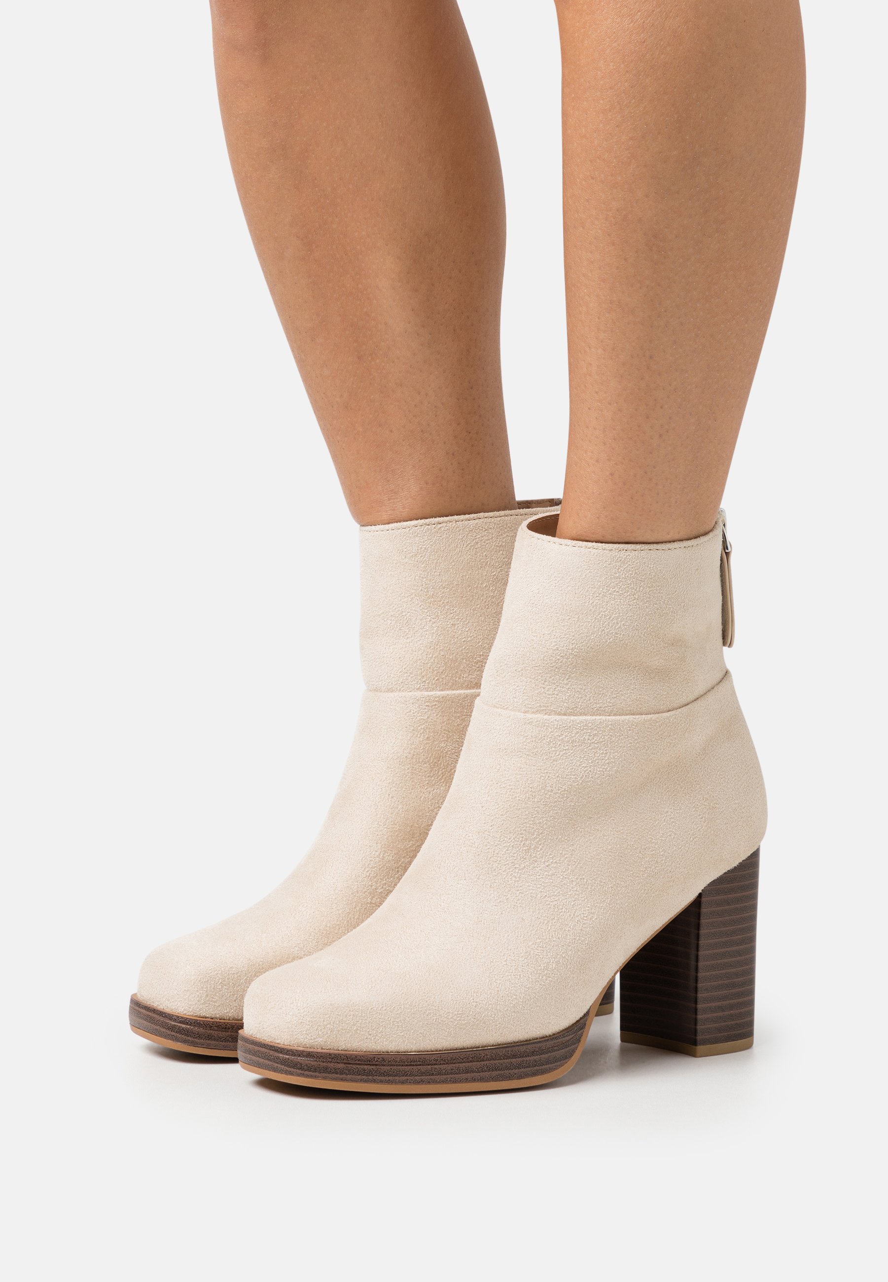 WIDE FIT - Platform ankle boots