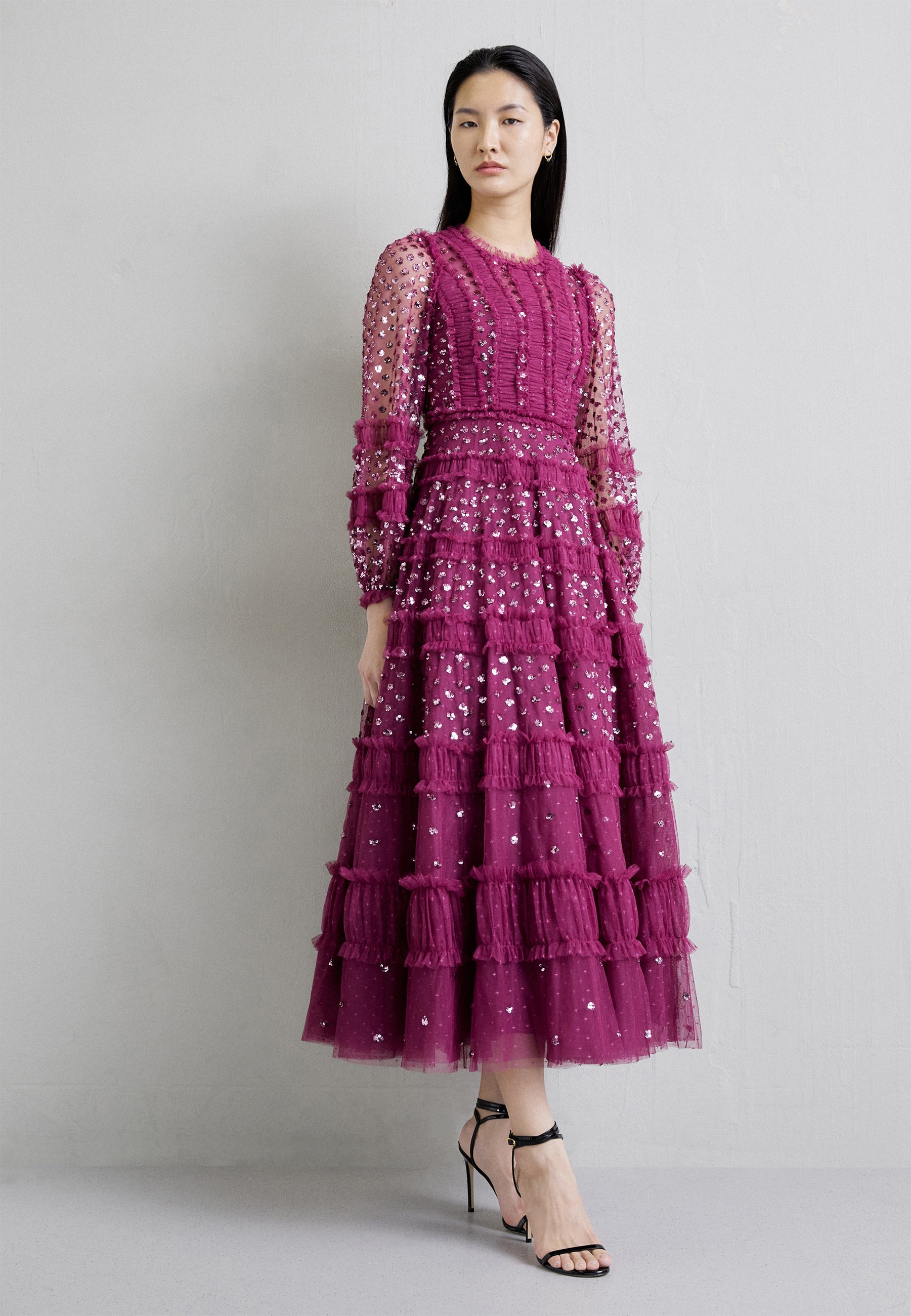 DOT SHIMMER ANKLE GOWN - Occasion wear