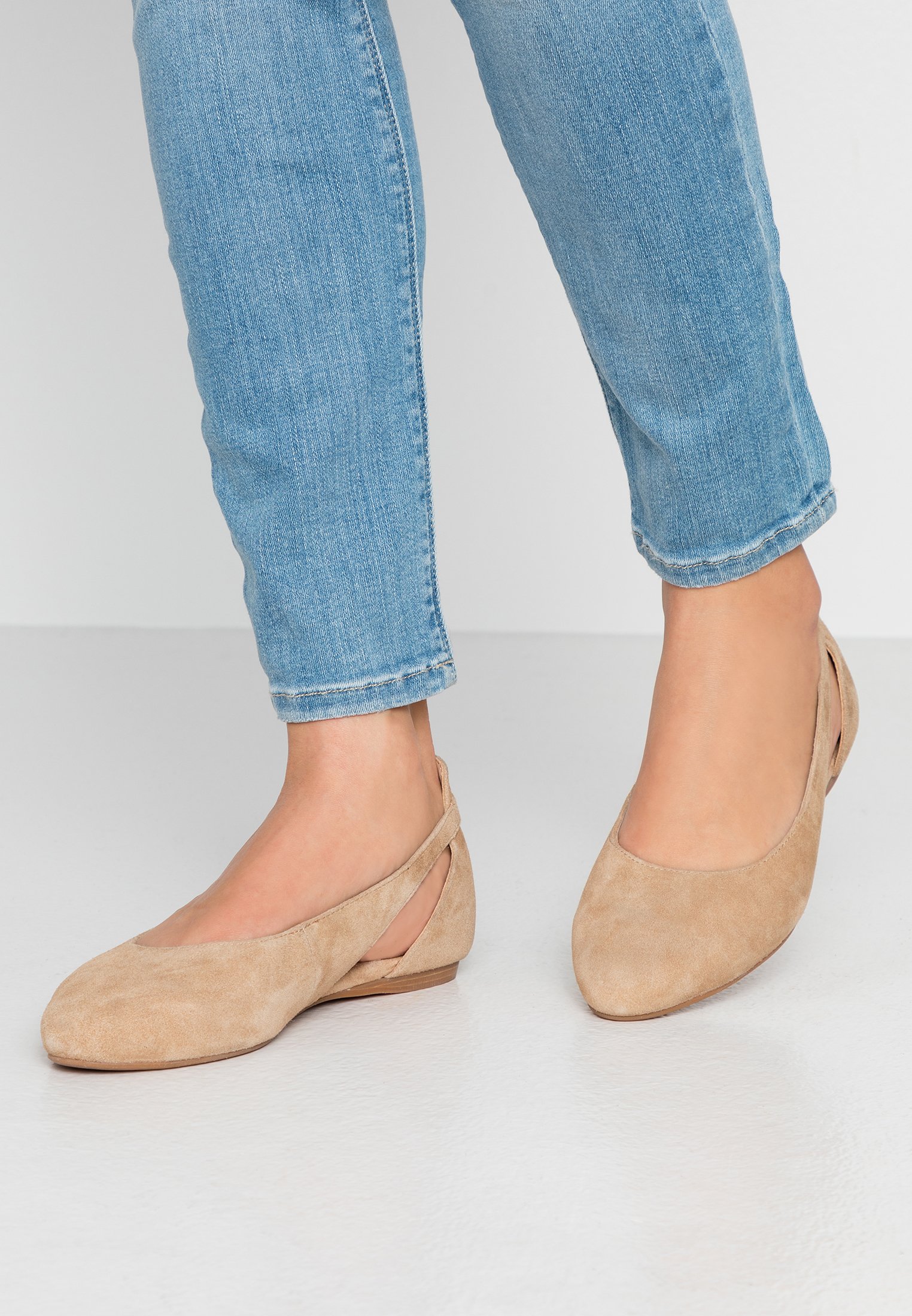 LEATHER- Ballet pumps