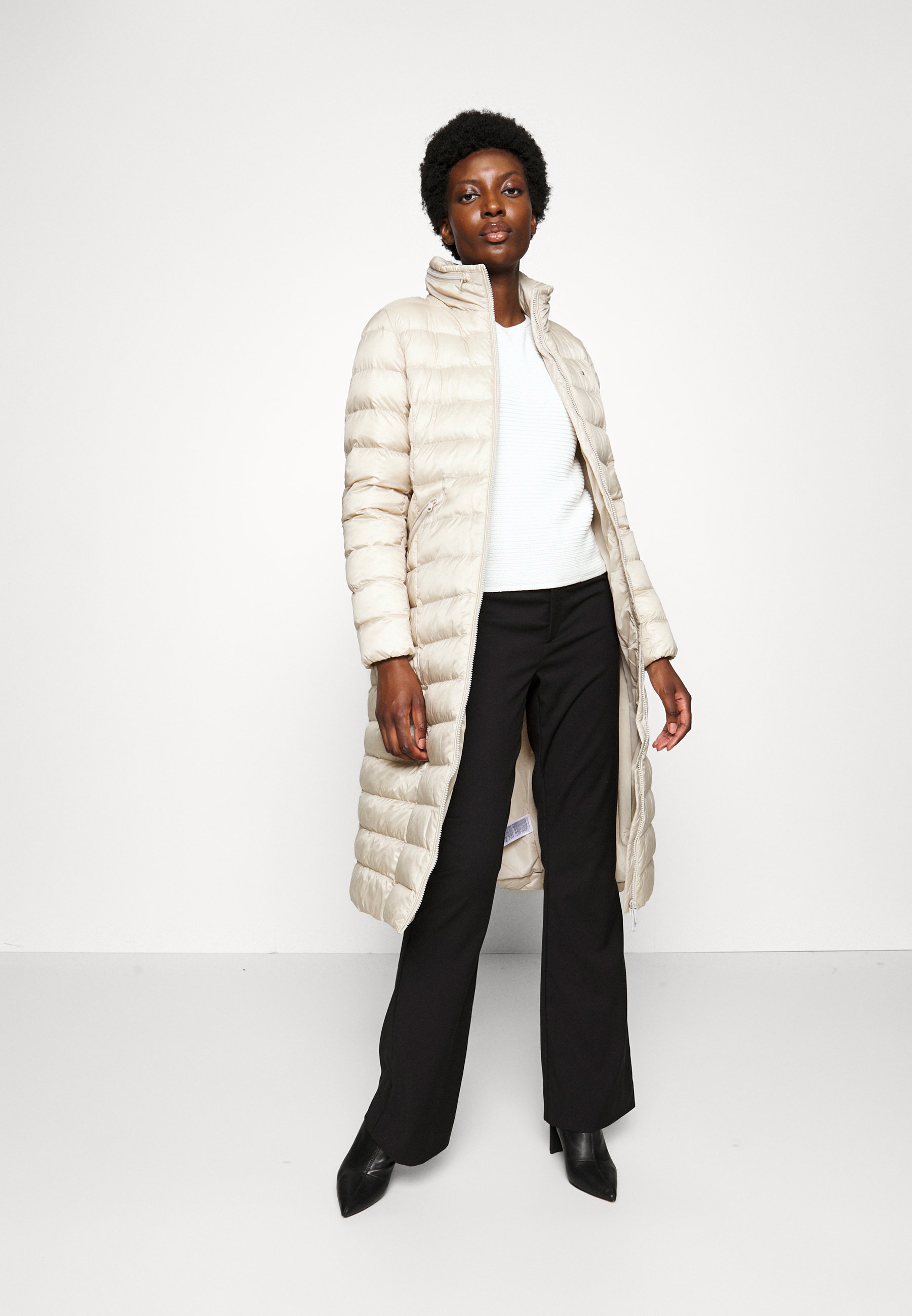 PADDED GLOBAL STRIPE MAXI - Winter coat