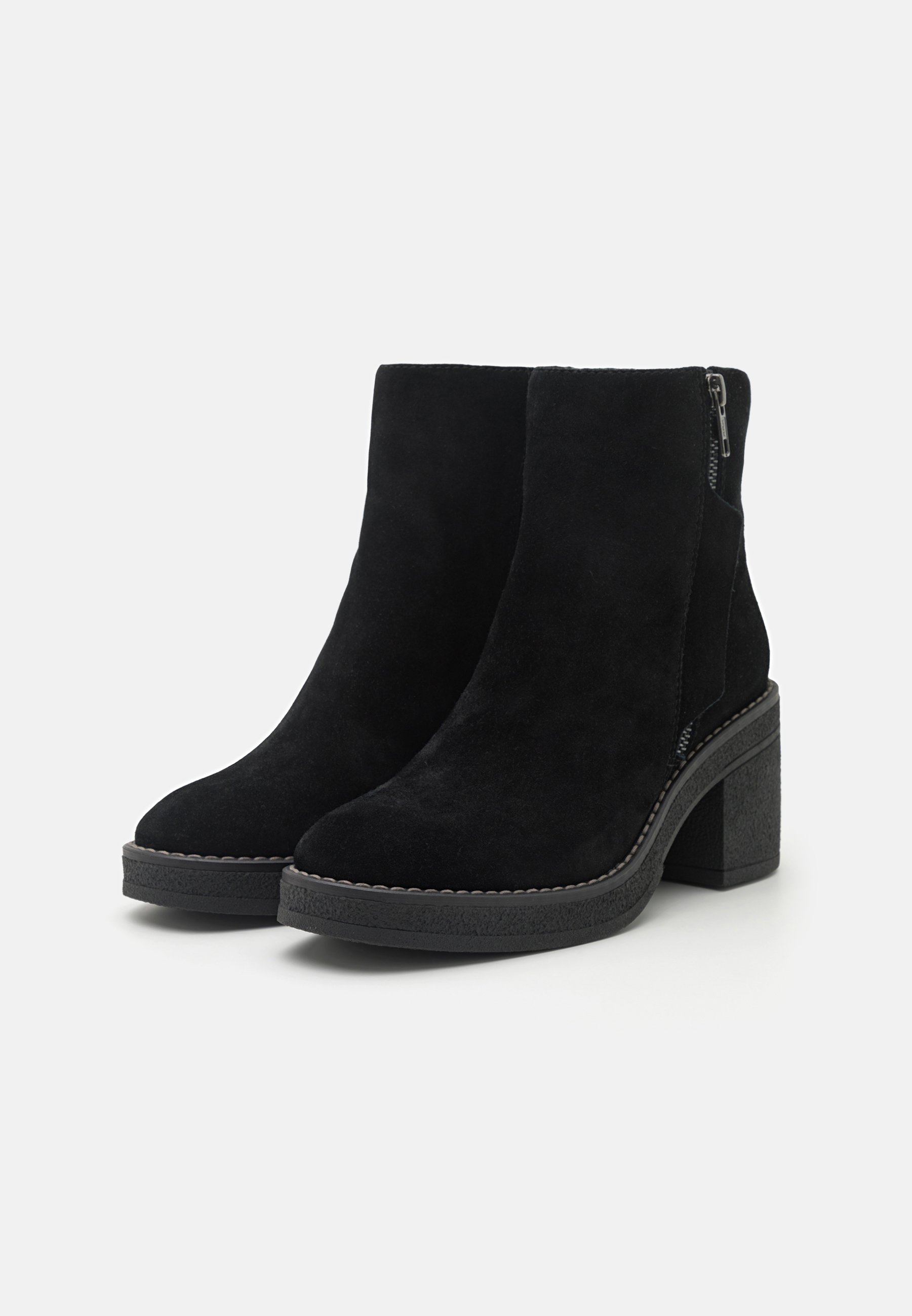 LEATHER - Platform ankle boots