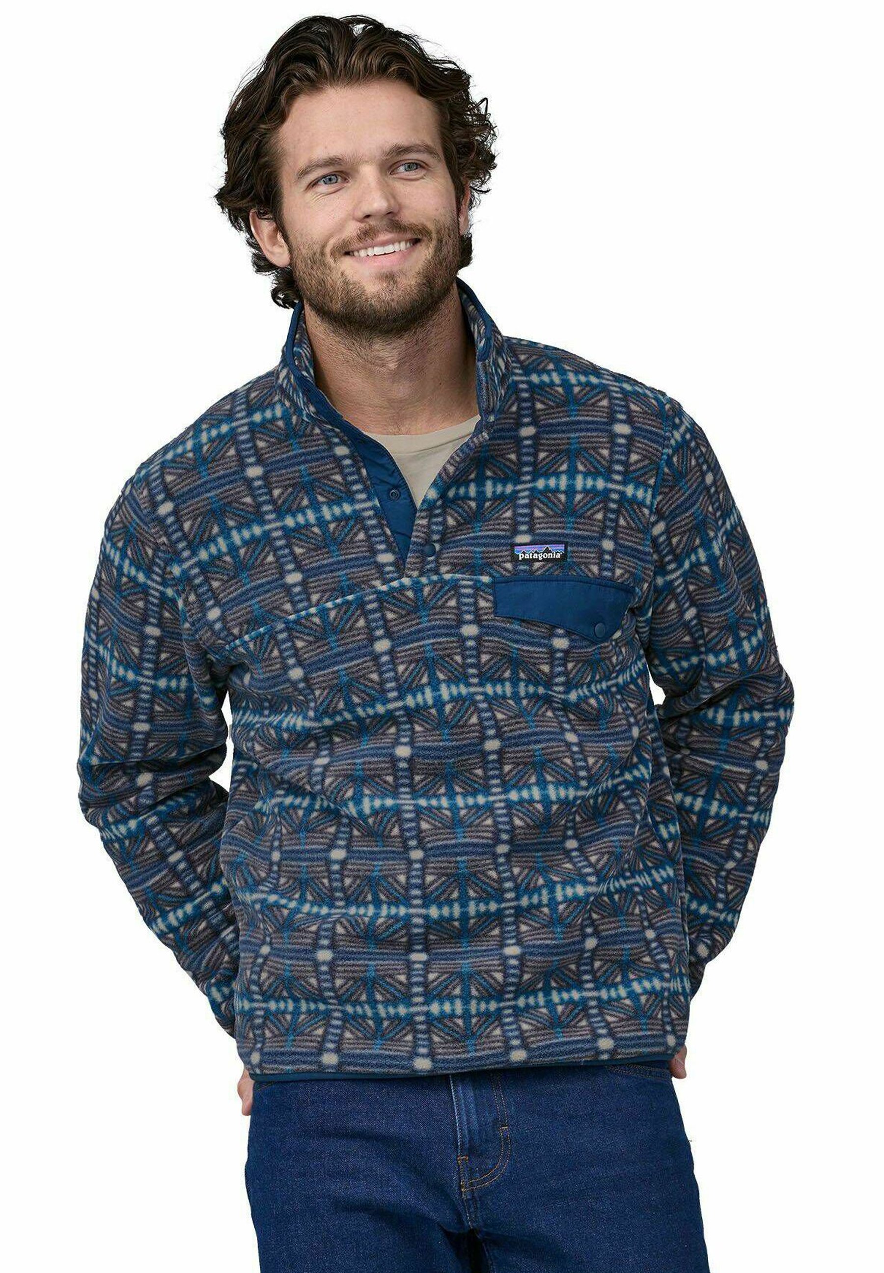 M'S LW SYNCH SNAP-T P/O - Fleece jumper