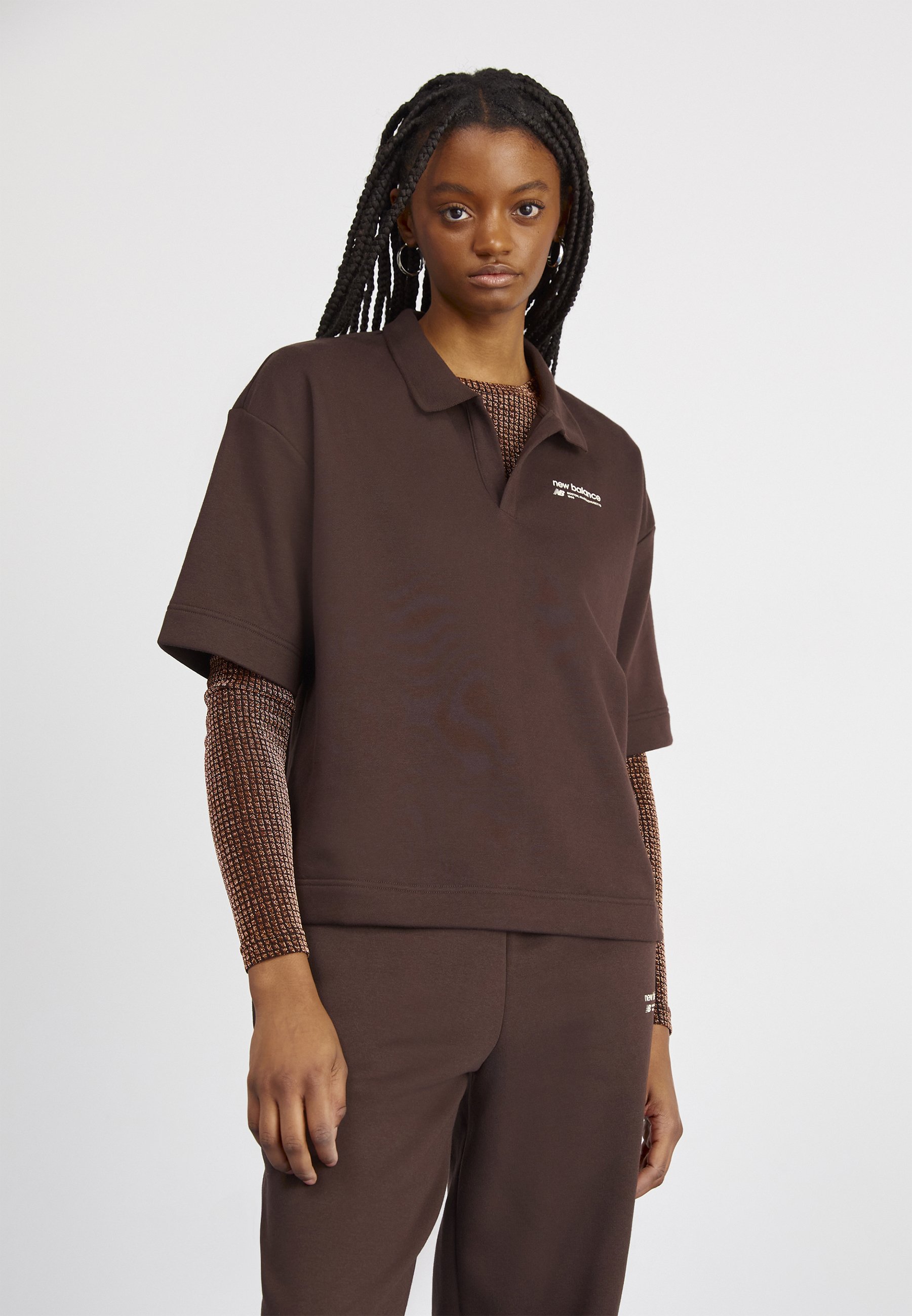 LINEAR HERITAGE COLLARED - Print T-shirt