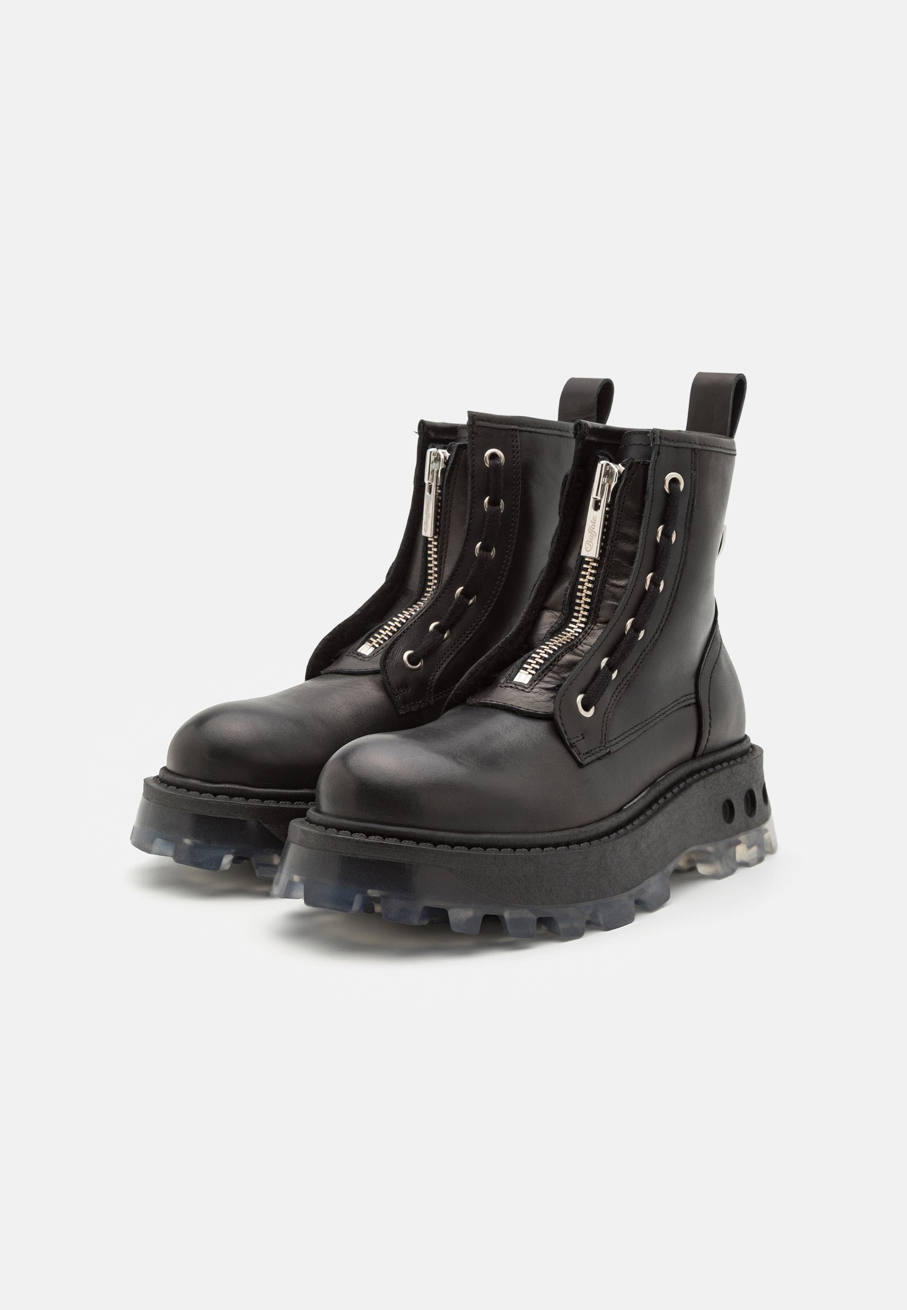 MONO ZIP LACE UP MID - Lace-up ankle boots