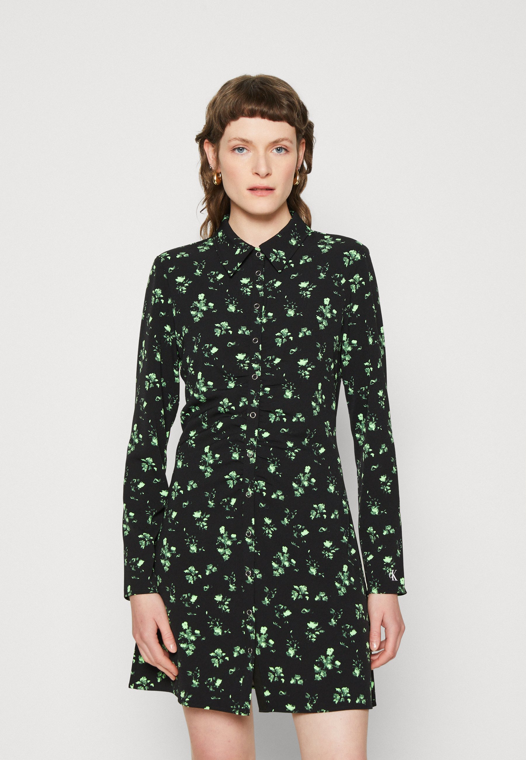 LONG SLEEVE SHIRT DRESS - Shirt dress