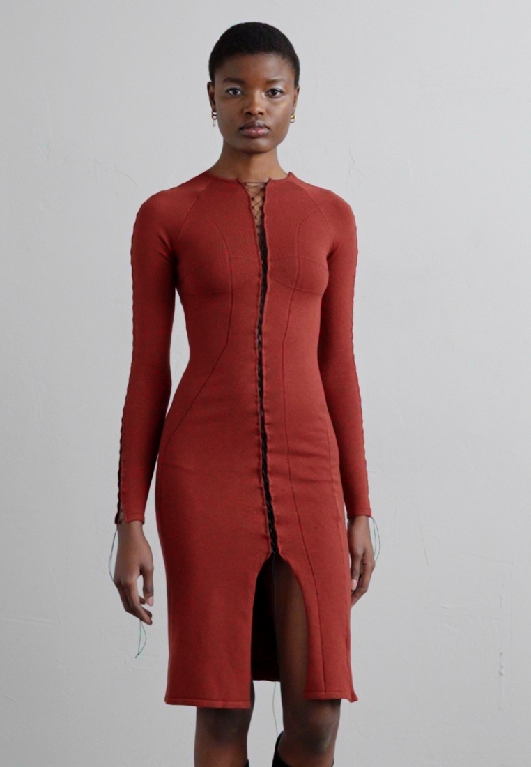 YUI BRICK DRESS - Jumper dress