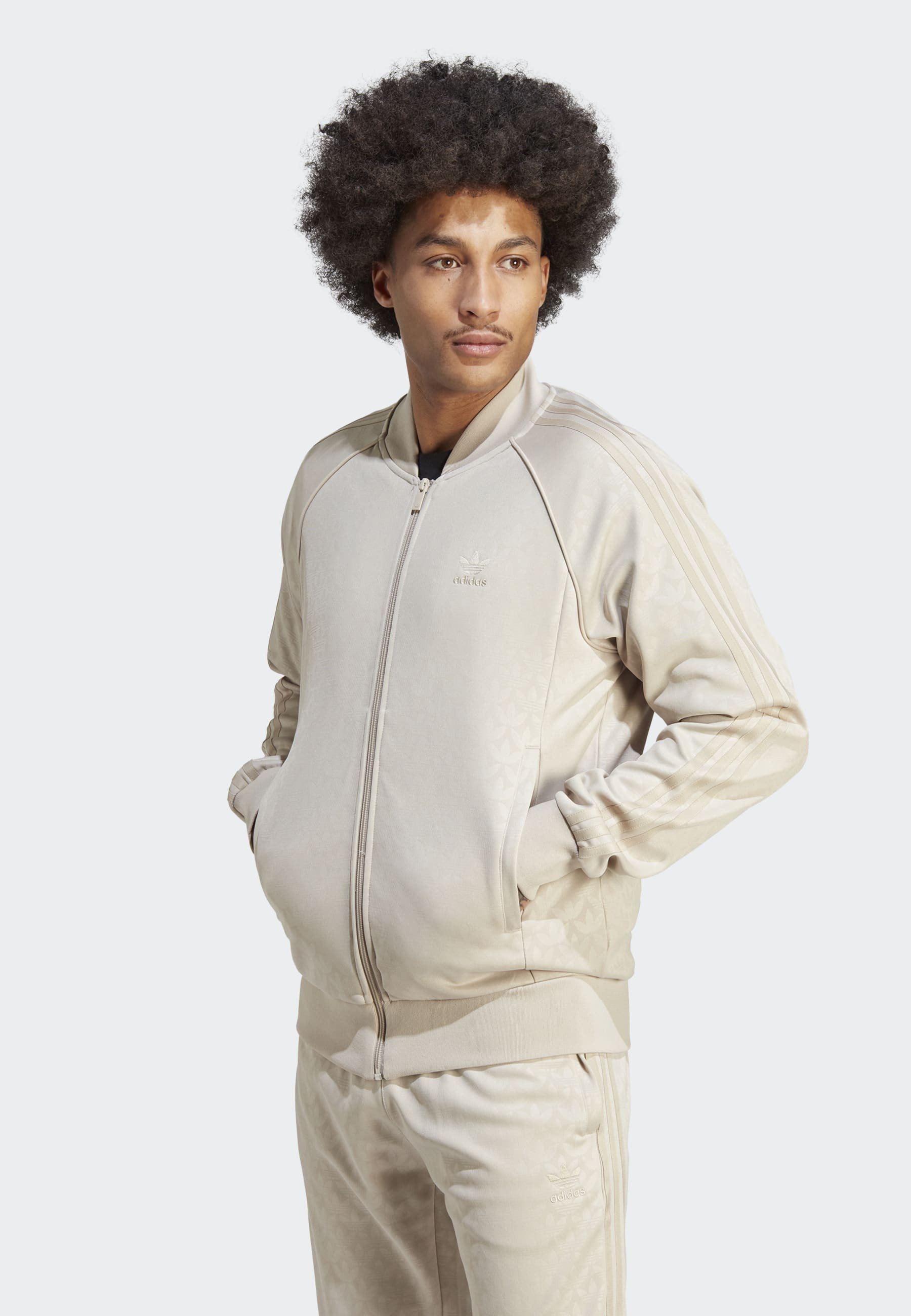 GRAPHICS MONOGRAM SST TRACK - Zip-up sweatshirt
