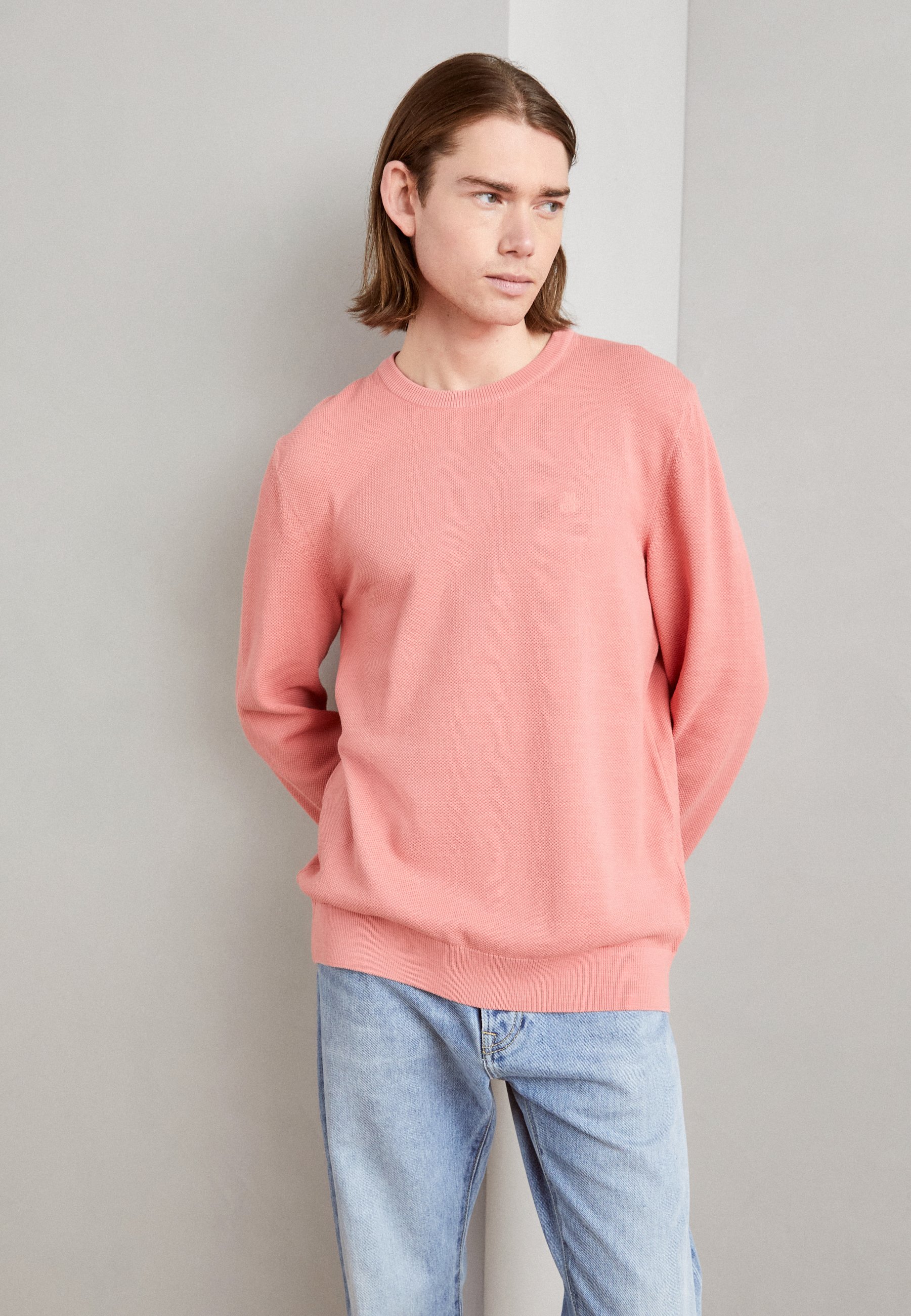 CREWNECK SLUB STRUCTURE - Jumper