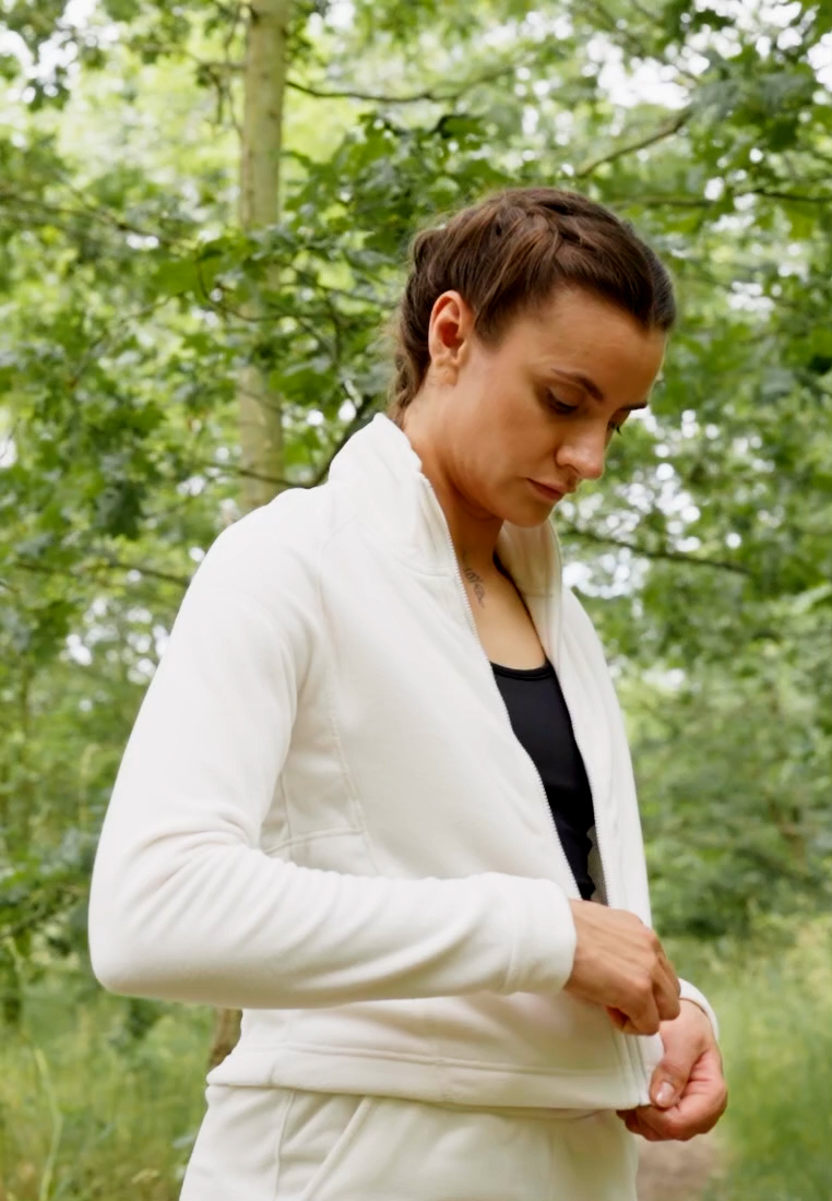 GLACIER CROP - Fleece jacket