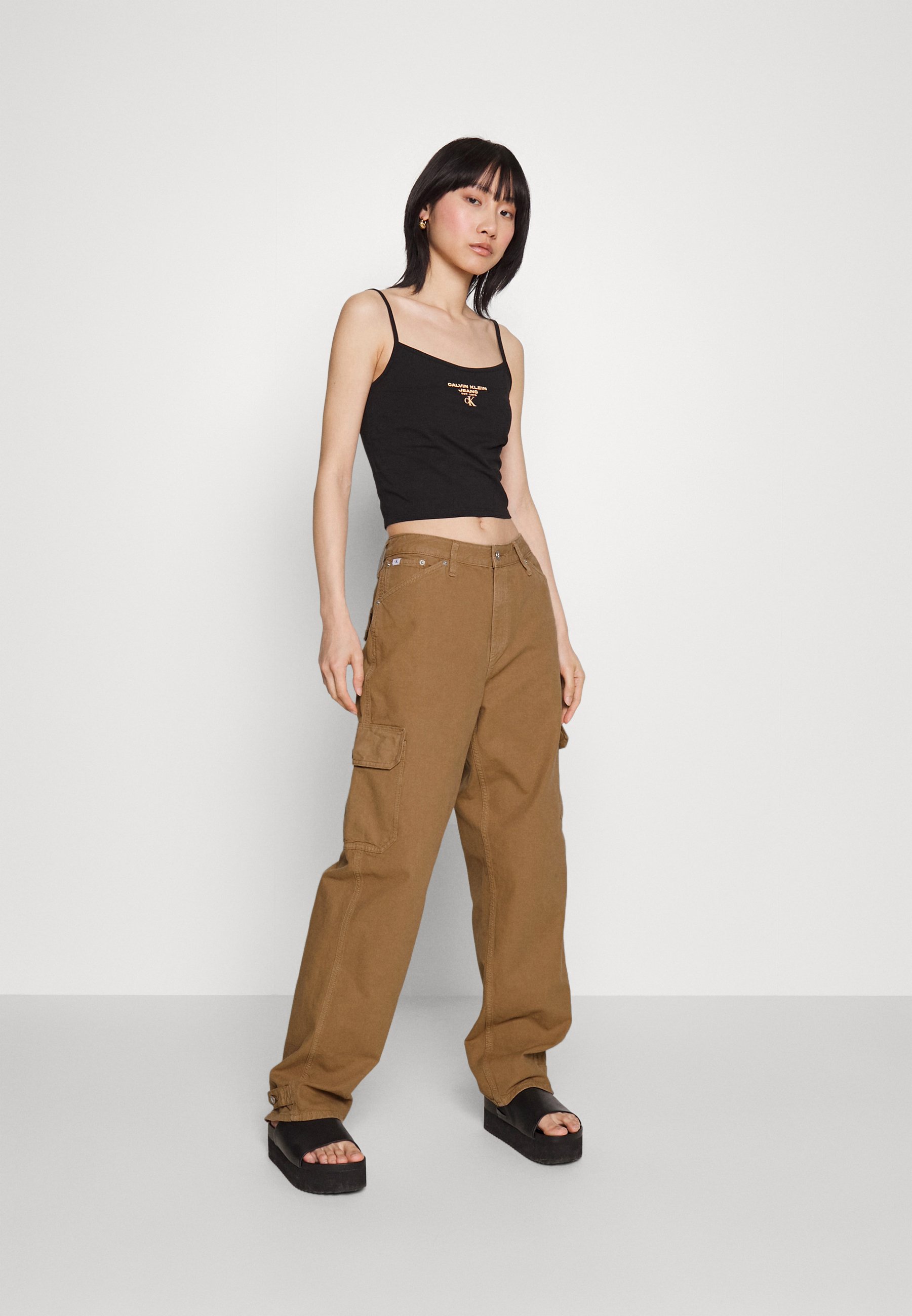 STRAIGHT- Cargo trousers