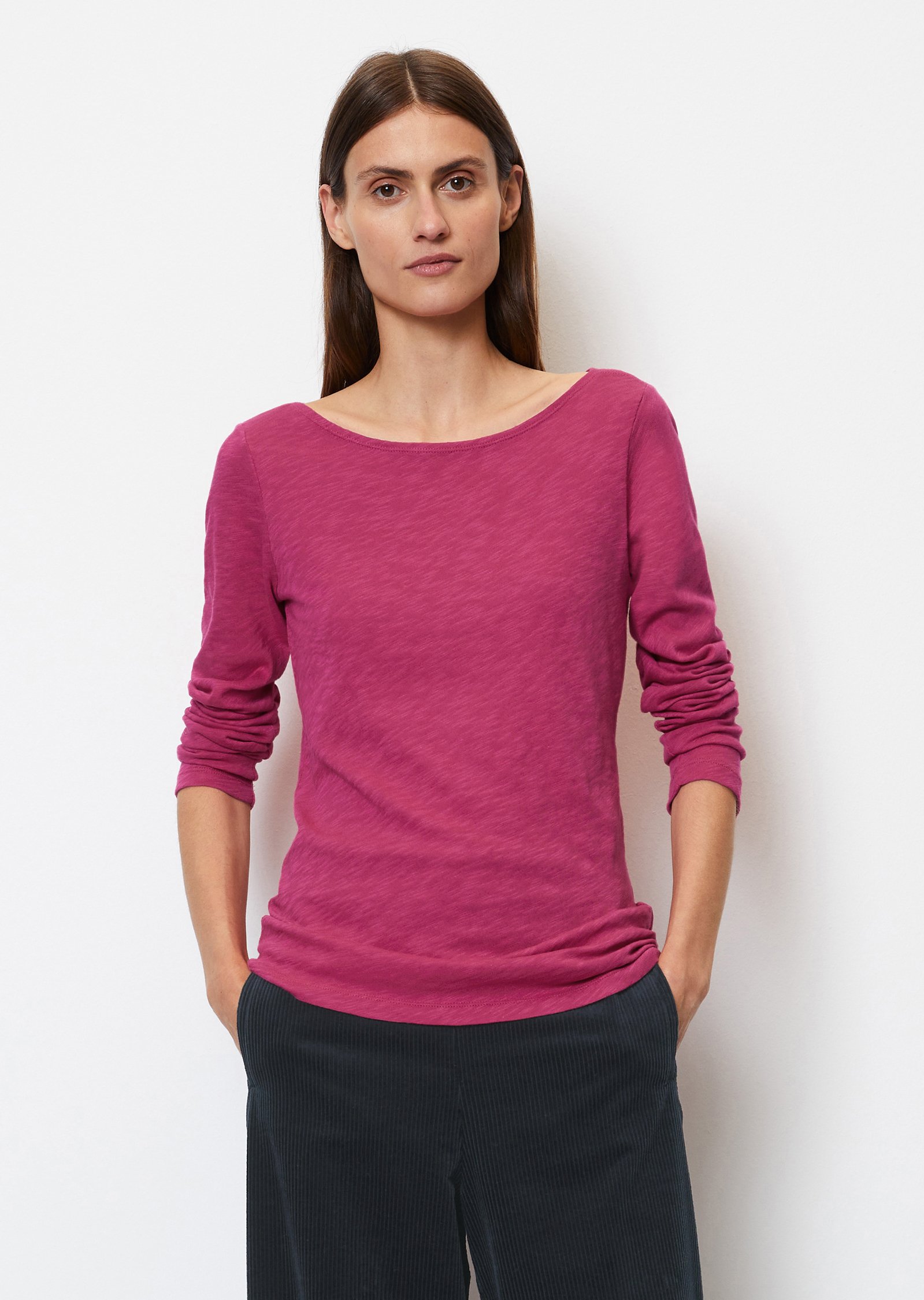 BOAT NECK - Long sleeved top