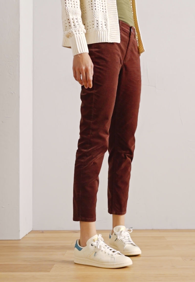 POCKET MID WAIST SLIM FIT REGULAR LENGTH - Trousers