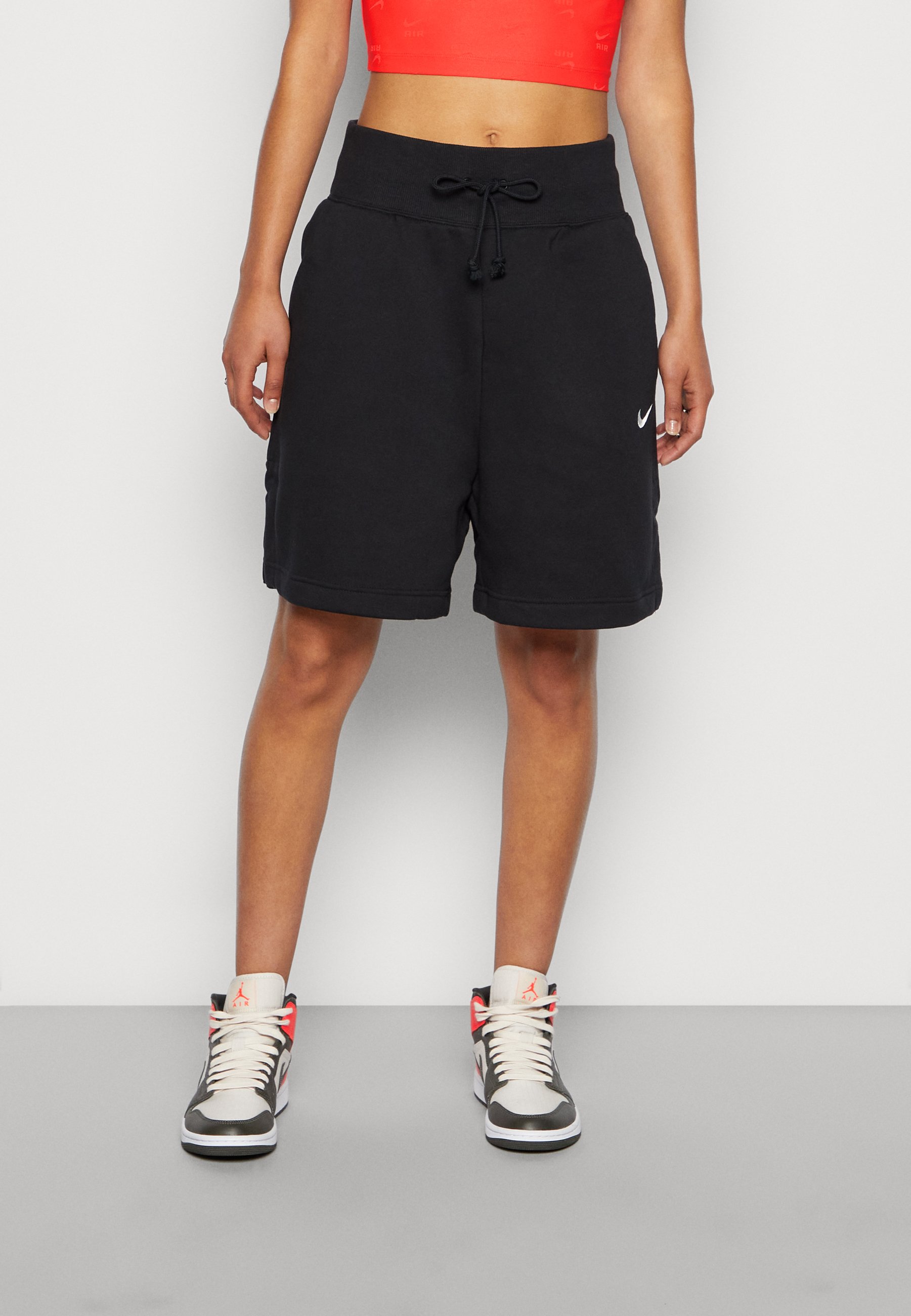 W NSW STYLE FLC HR SHRT BALLER - Tracksuit bottoms