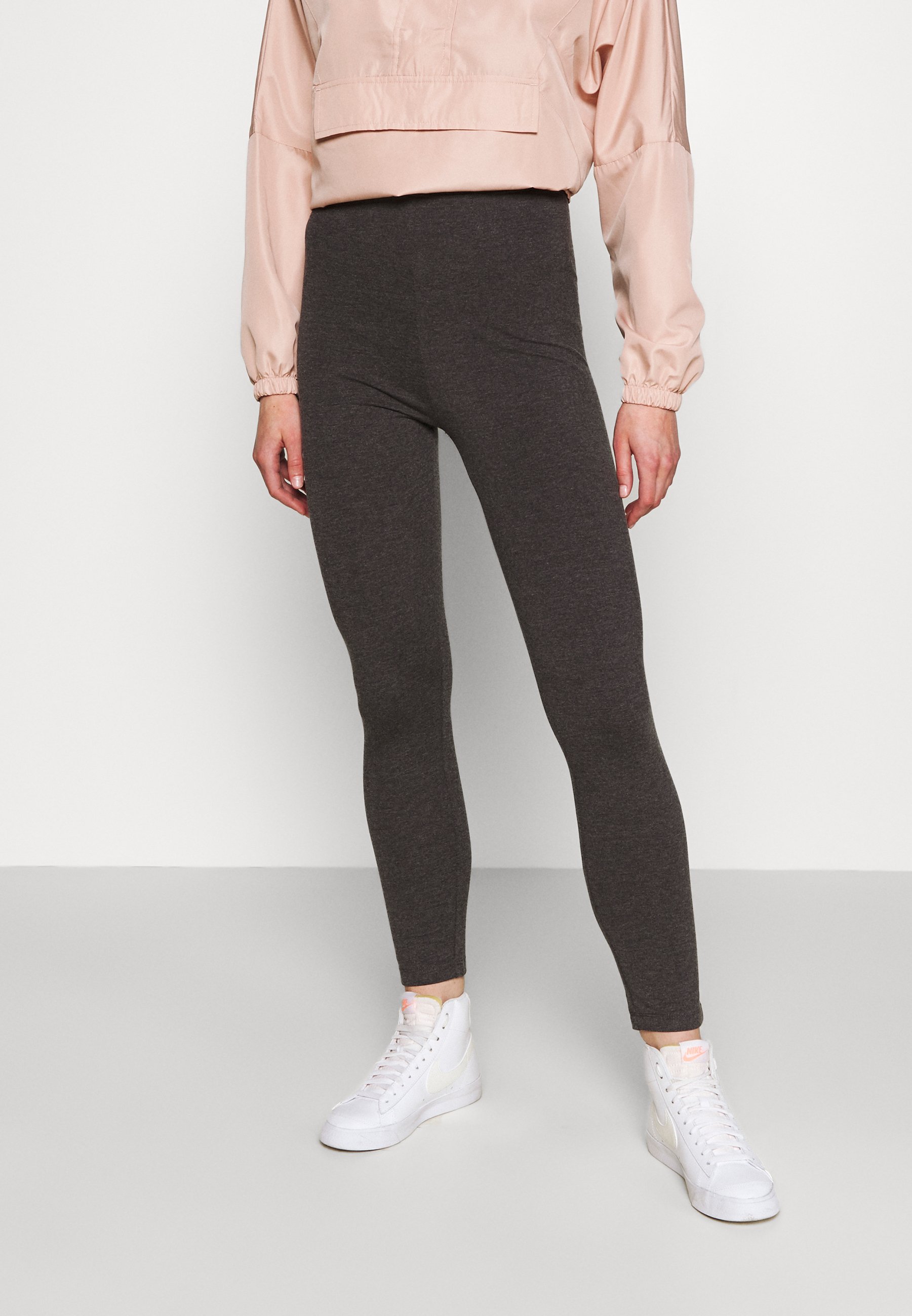 HIGH WAISTED LEGGINGS 2 PACK- Leggings - Trousers