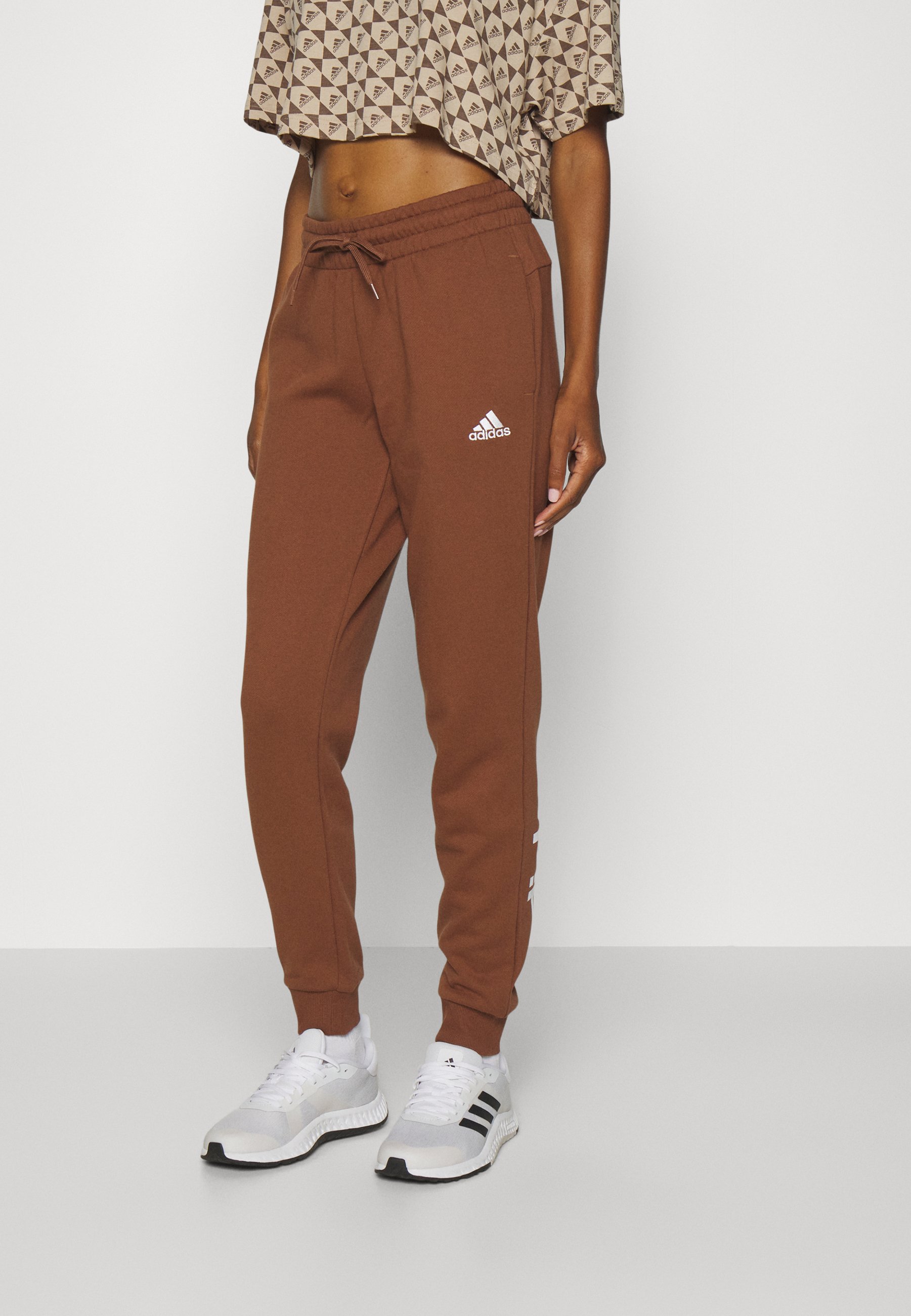 ESSENTIALS LINEAR CUFFED - Tracksuit bottoms
