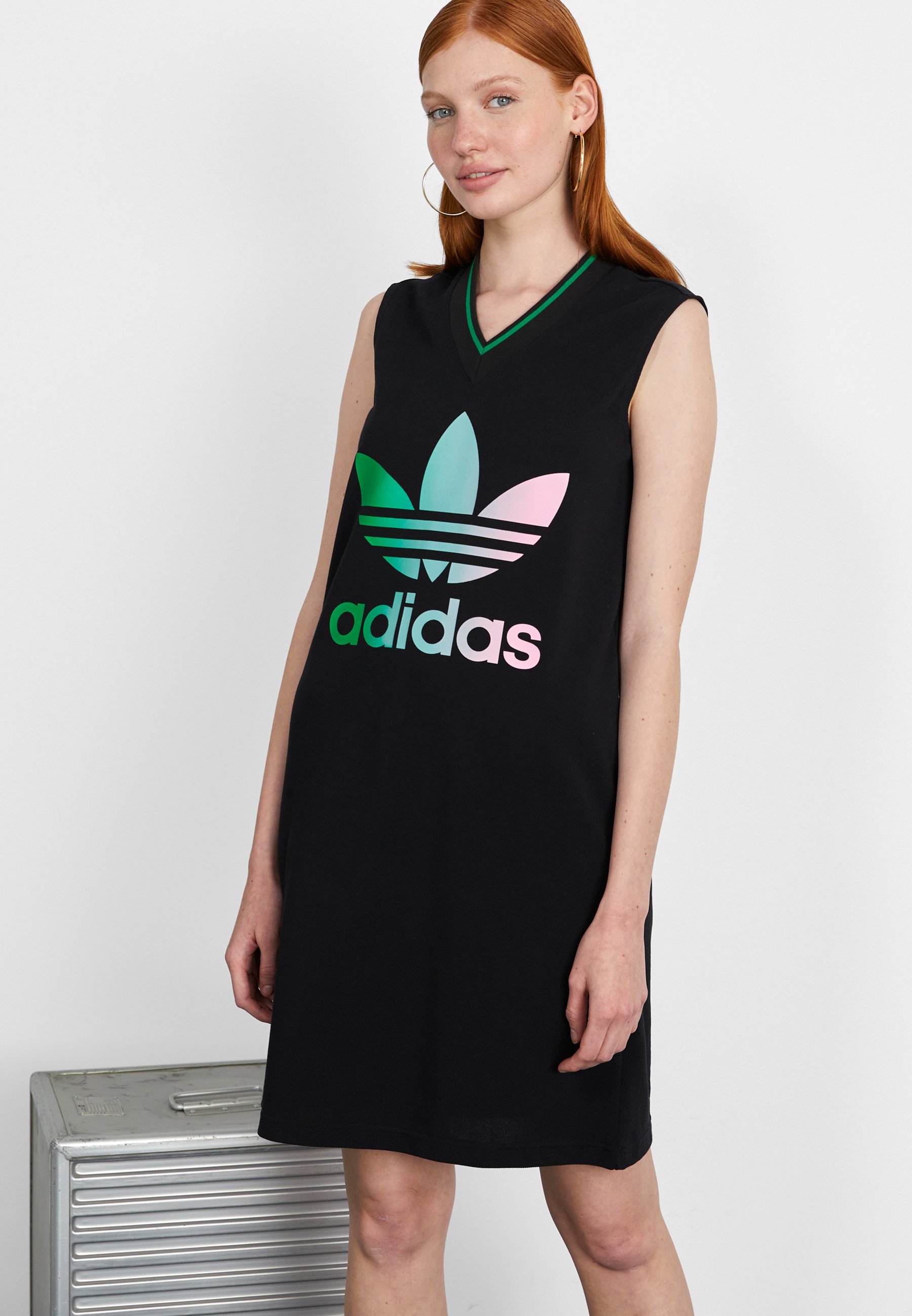 ADICOLOR 70S V NECK DRESS - Day dress