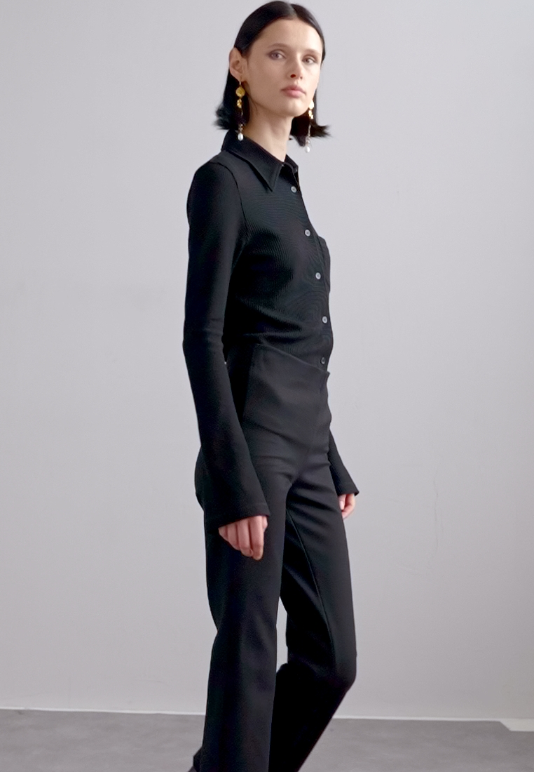 FLARED TROUSERS - Trousers