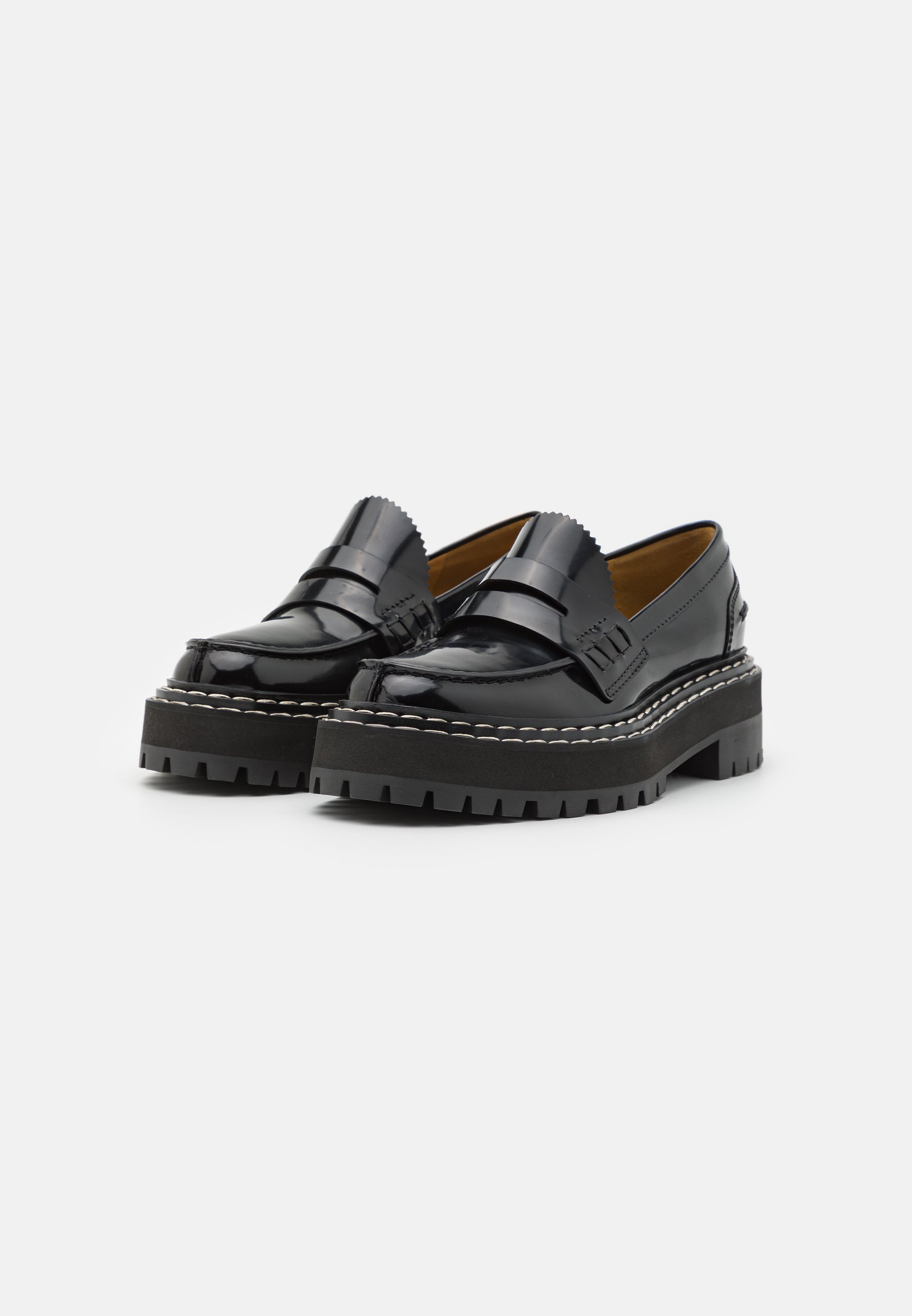 LUG SOLE PLATFORM LOAFERS - Slip-ons
