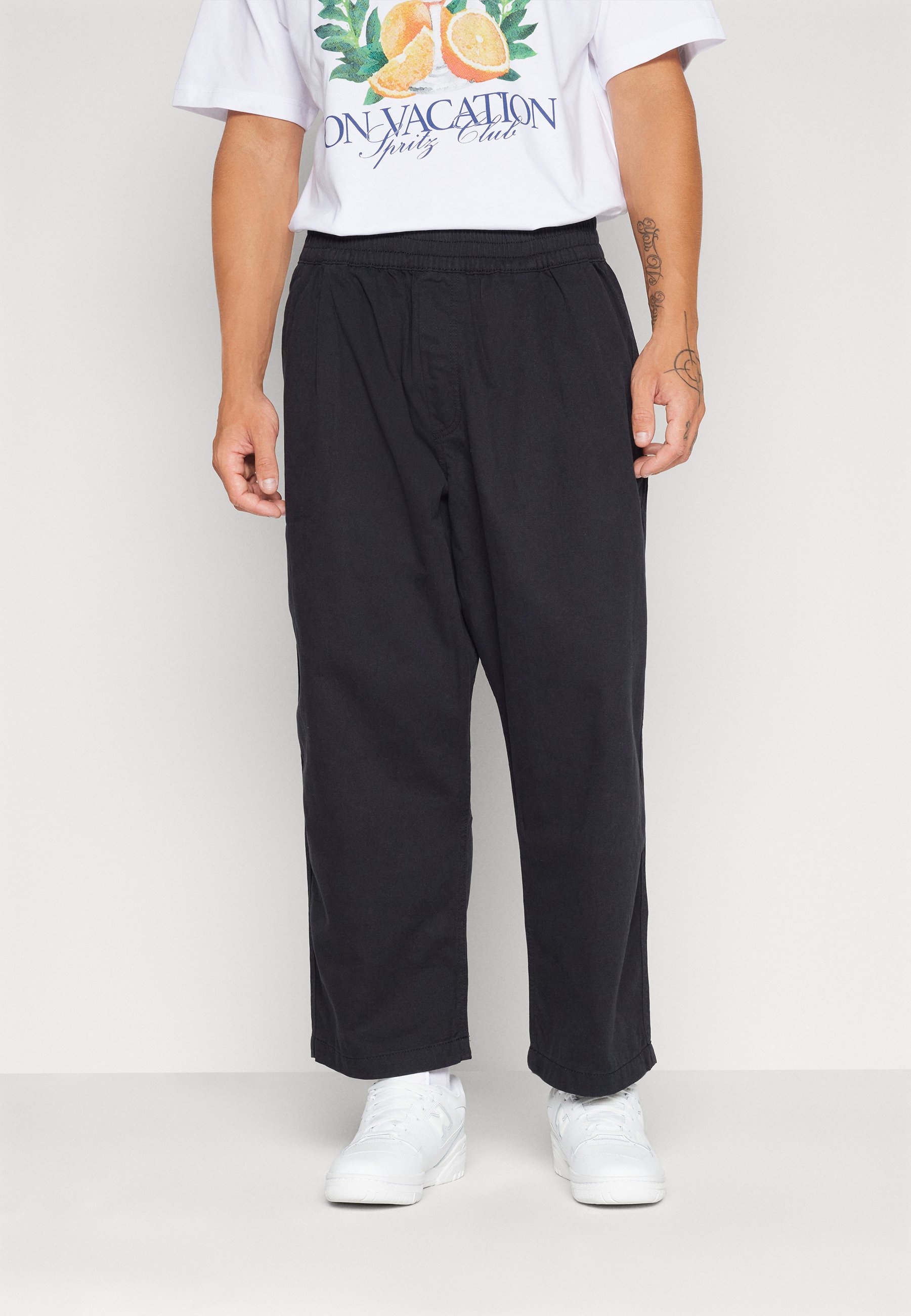 PANT BO TROUSERS ELASTIC WAIST LOOSE FIT UNISEX - Trousers