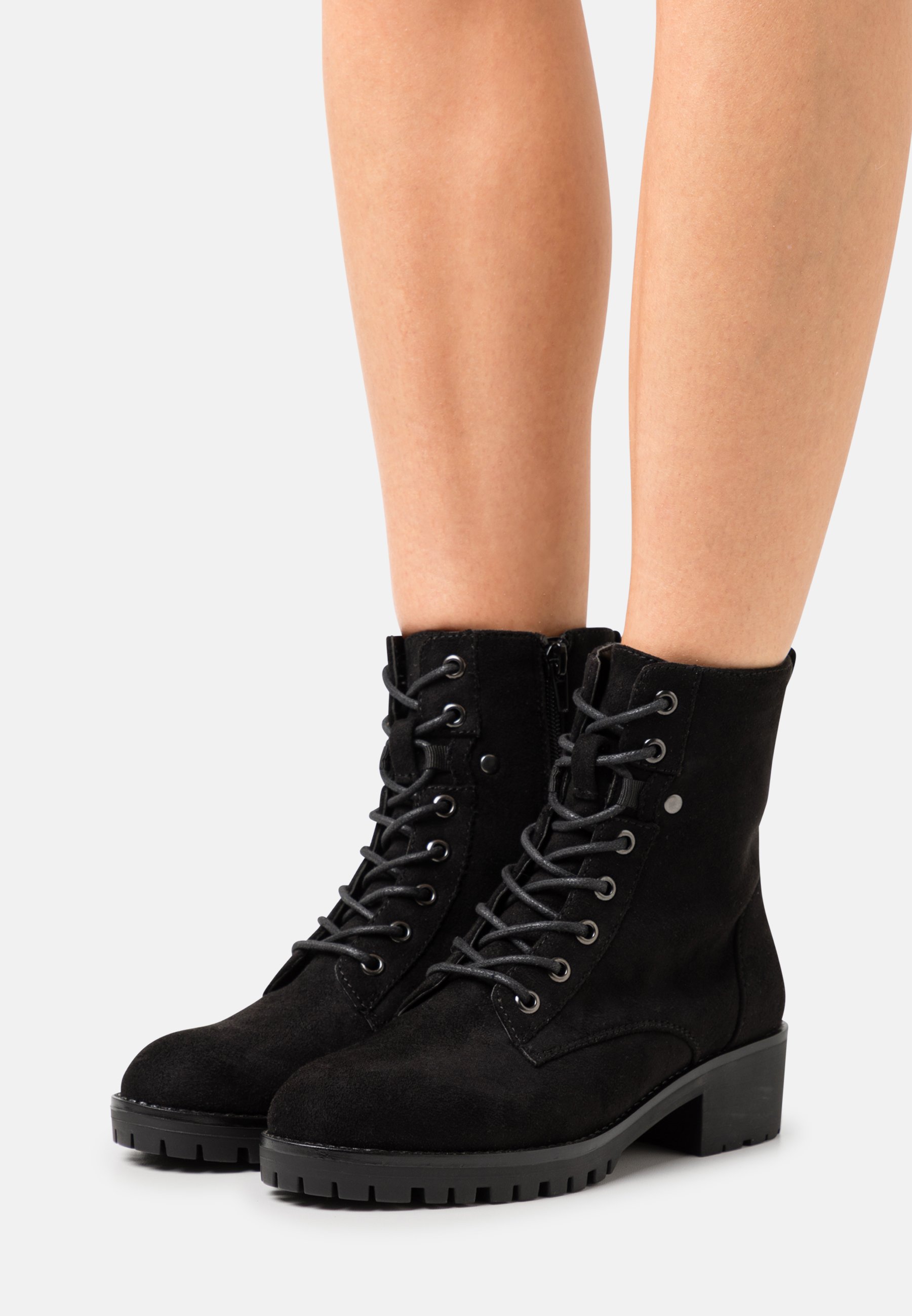 Lace-up ankle boots