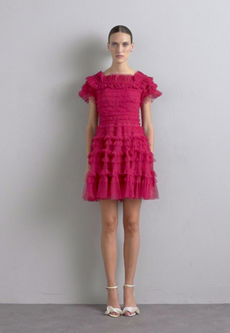 LISETTE RUFFLE MICRO MINI DRESS - Cocktail dress / Party dress
