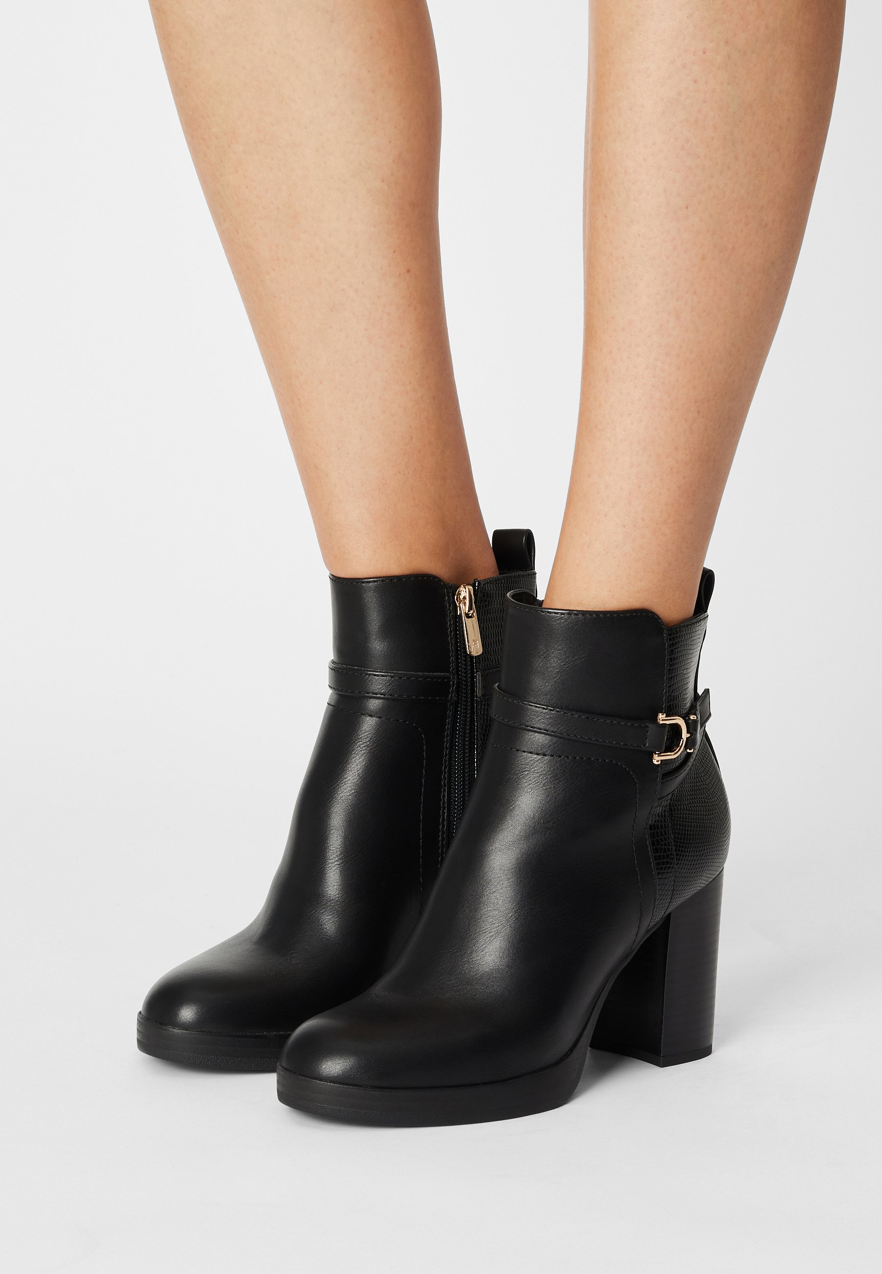 Platform ankle boots