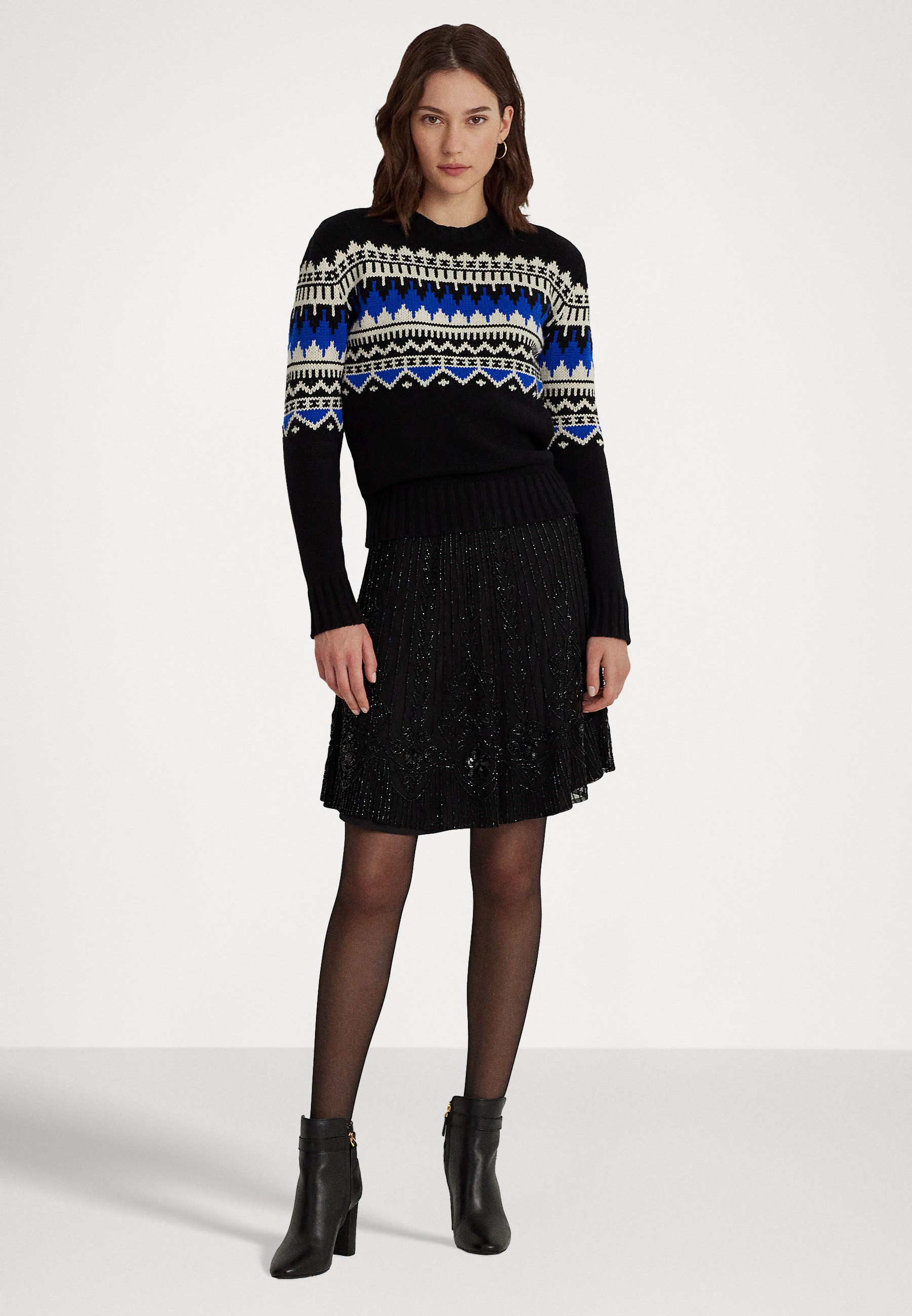 SINDRI KNEE - A-line skirt