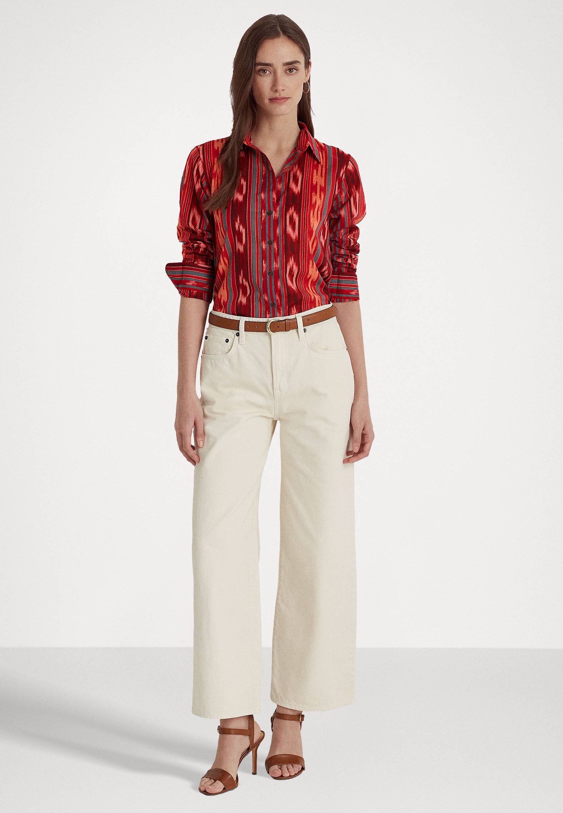 JAMELKO LONG SLEEVE BUTTON FRONT SHIRT - Button-down blouse